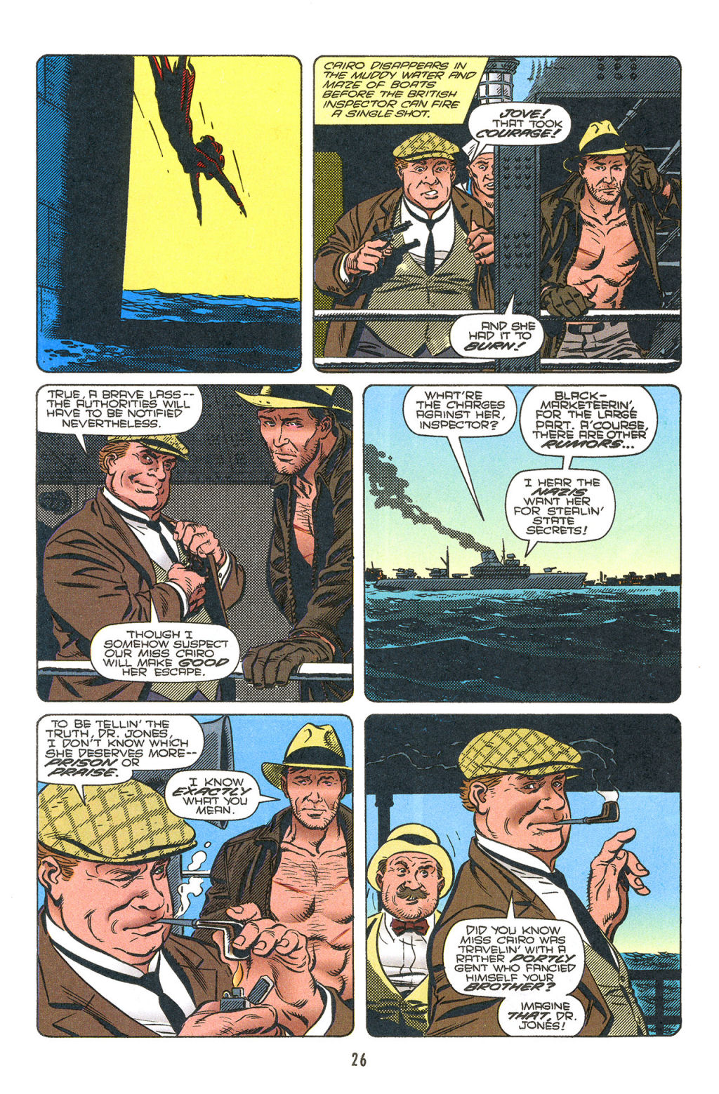 Read online Indiana Jones and the Sargasso Pirates comic -  Issue #4 - 28