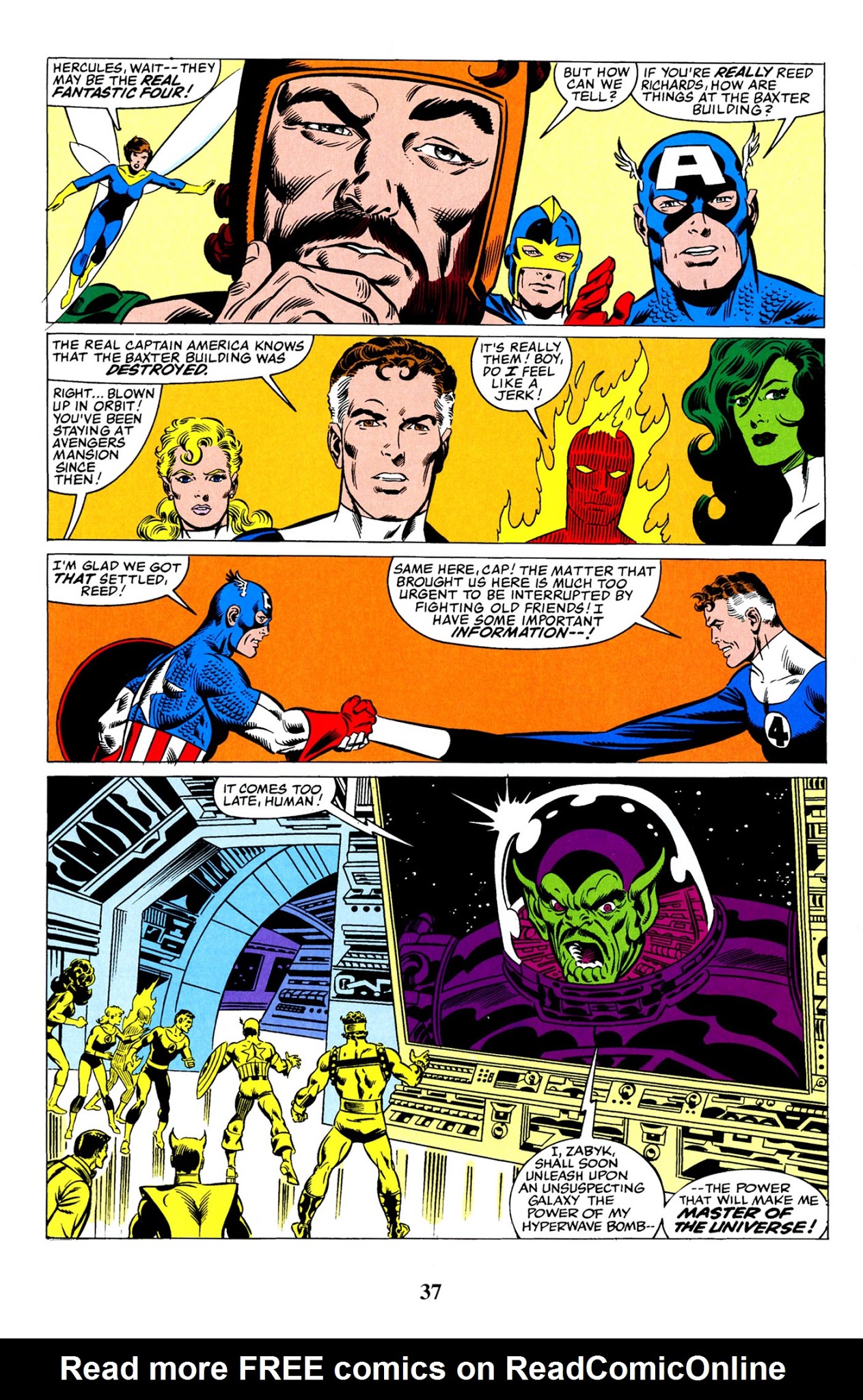 Read online Fantastic Four Visionaries: John Byrne comic -  Issue # TPB 7 - 38