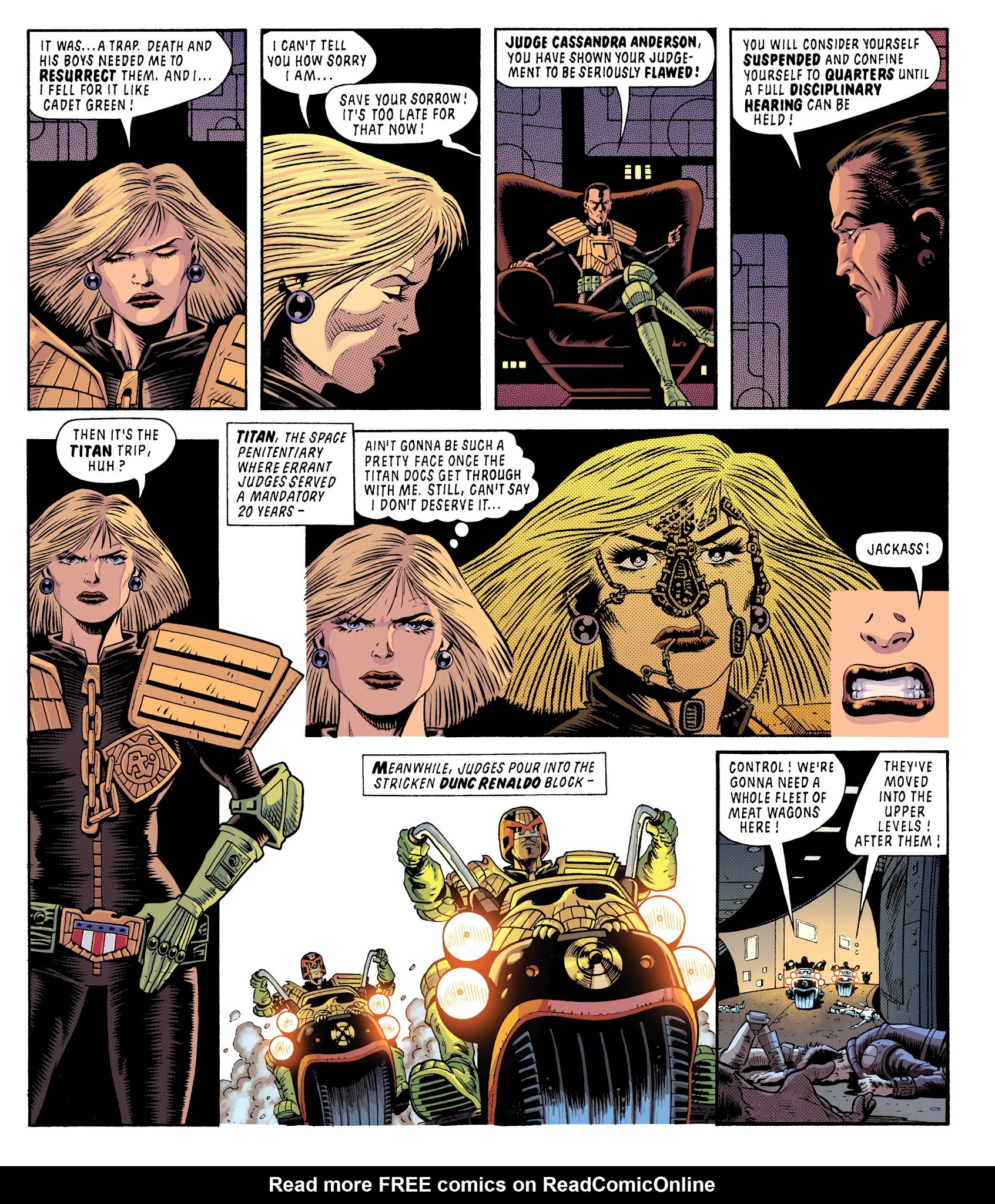 Read online Judge Dredd Classics: The Dark Judges comic -  Issue # TPB - 79
