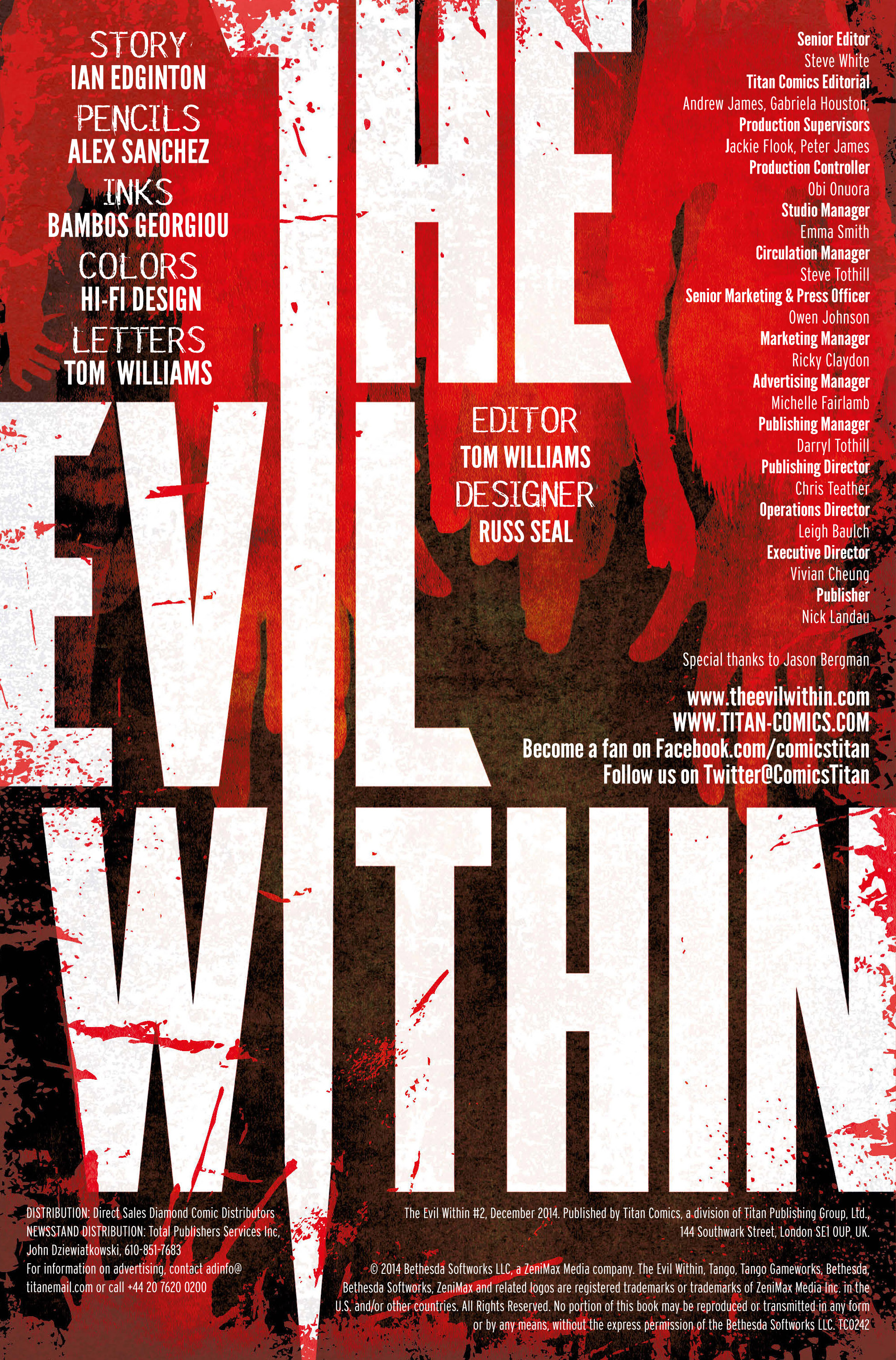 Read online The Evil Within comic -  Issue #2 - 2