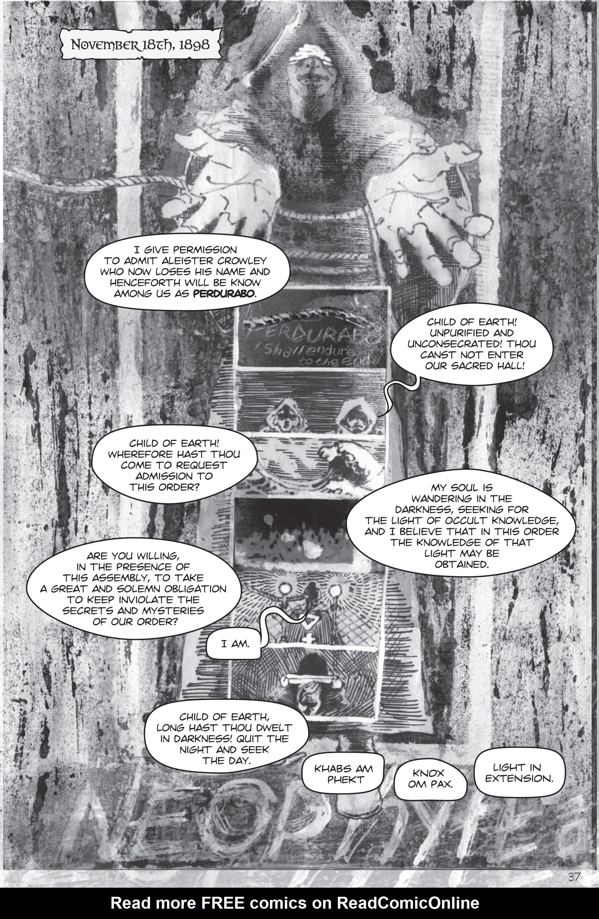 Read online Aleister Crowley: Wandering the Waste comic -  Issue # TPB - 46