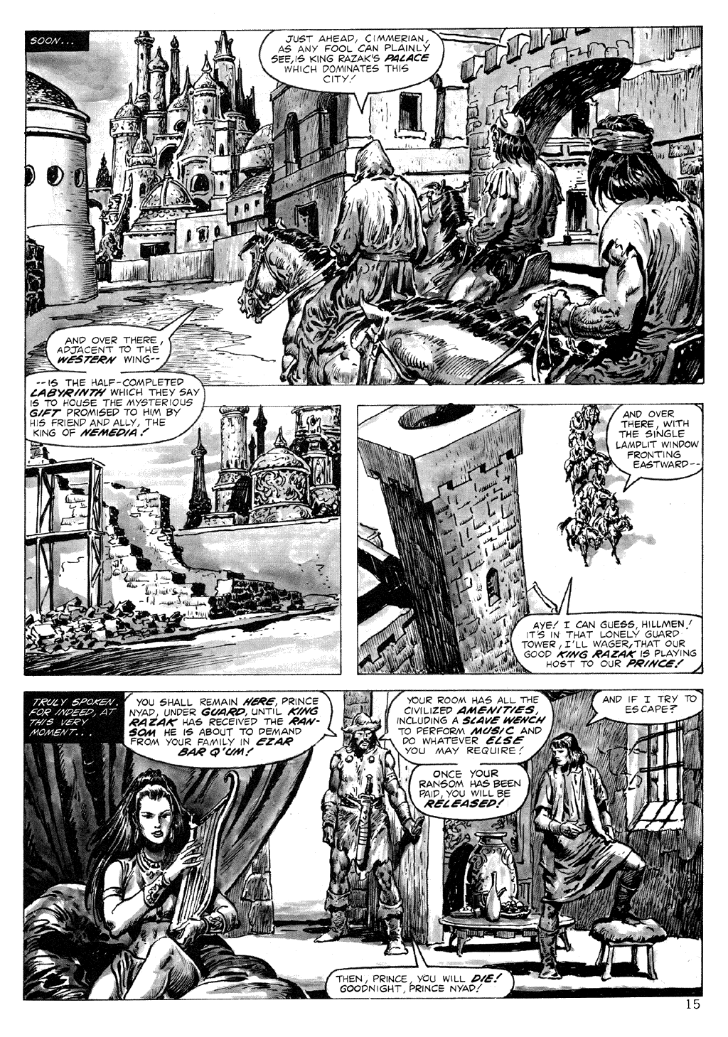 Read online The Savage Sword Of Conan comic -  Issue #71 - 15