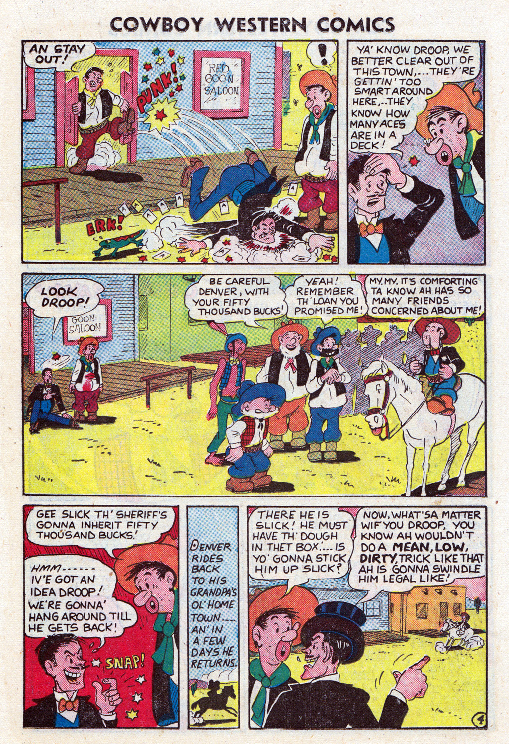 Read online Cowboy Western Comics (1948) comic -  Issue #36 - 23