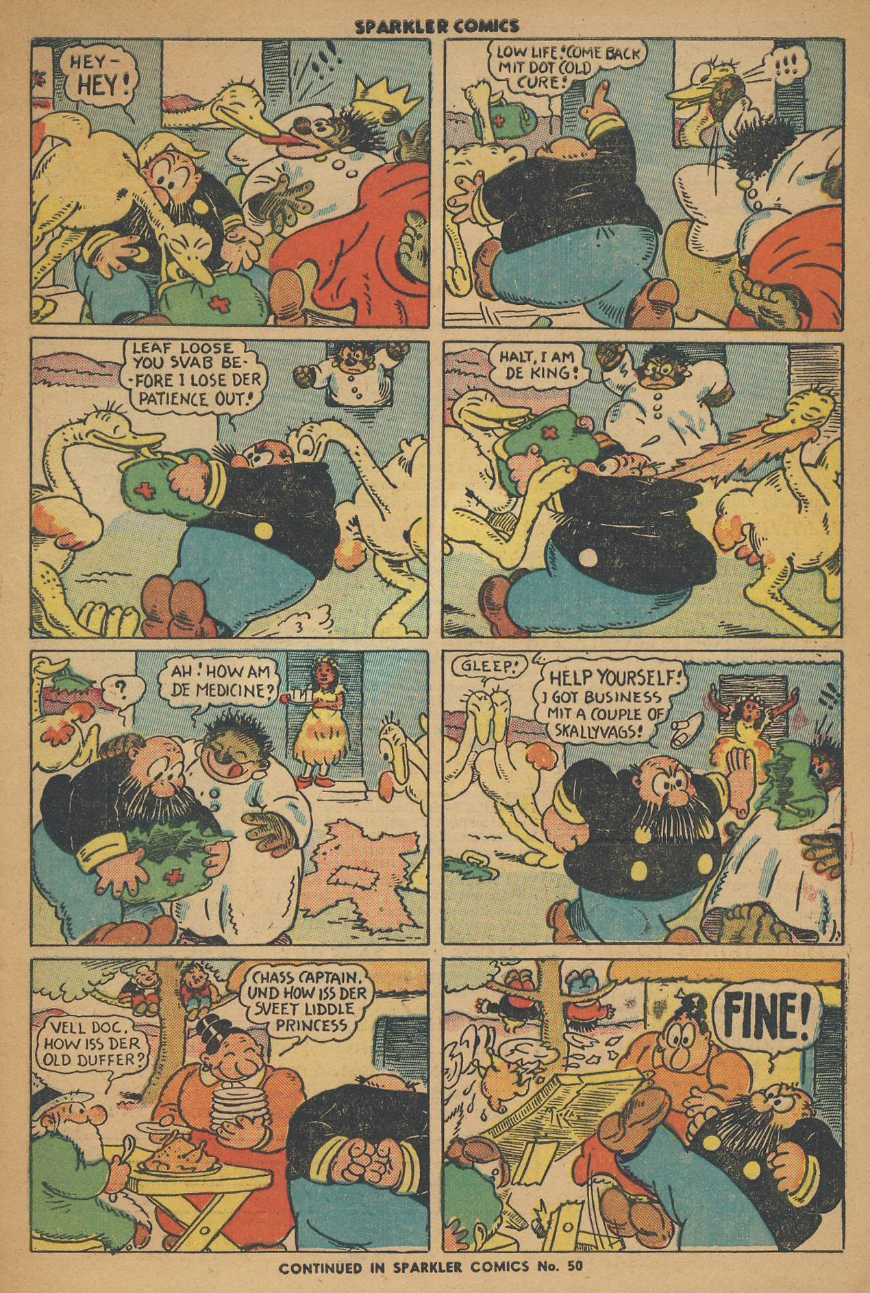 Read online Sparkler Comics comic -  Issue #49 - 49