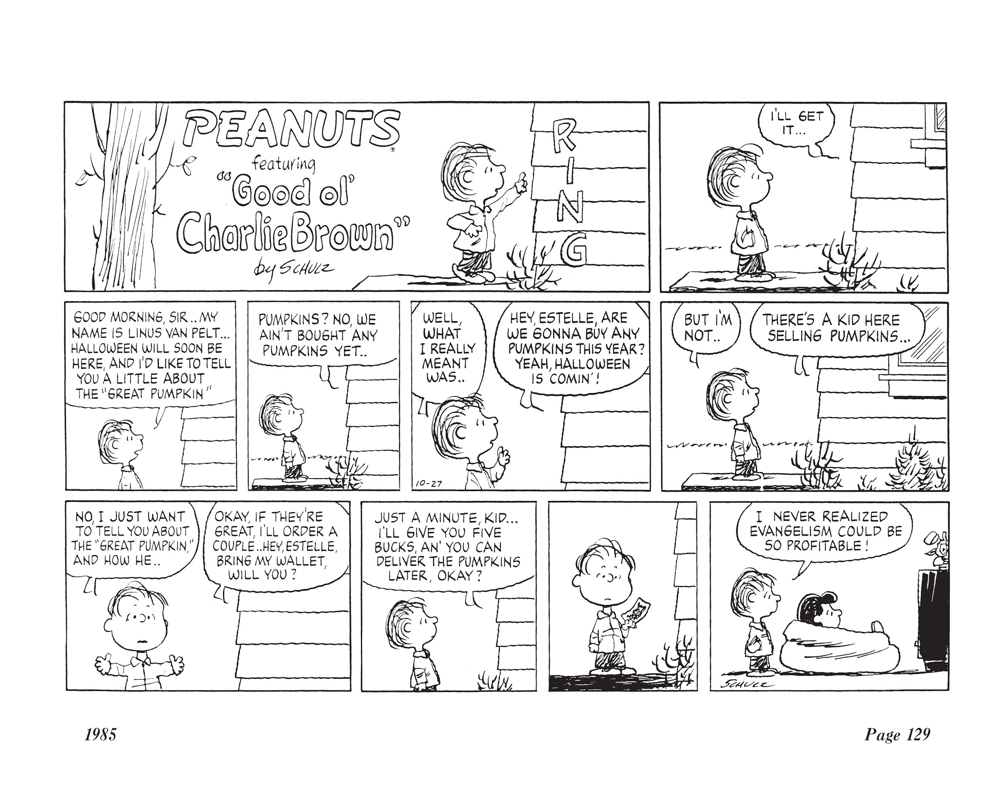 Read online The Complete Peanuts comic -  Issue # TPB 18 - 141