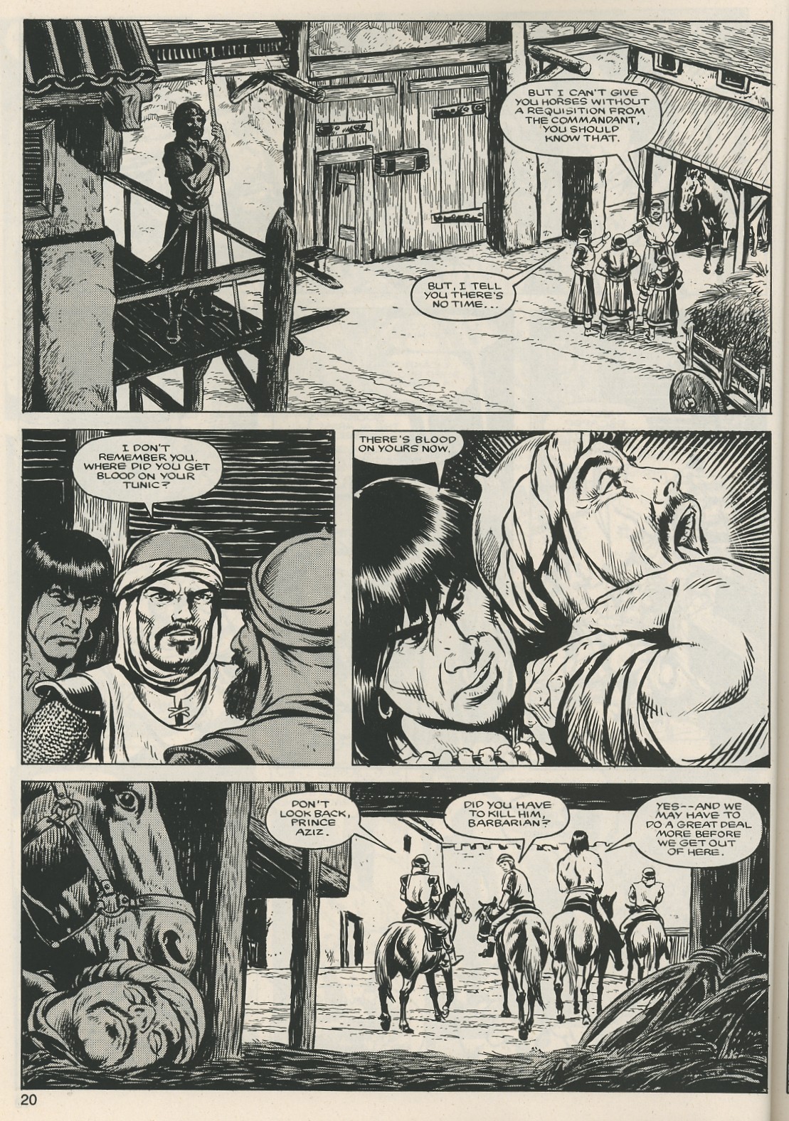 Read online The Savage Sword Of Conan comic -  Issue #124 - 20