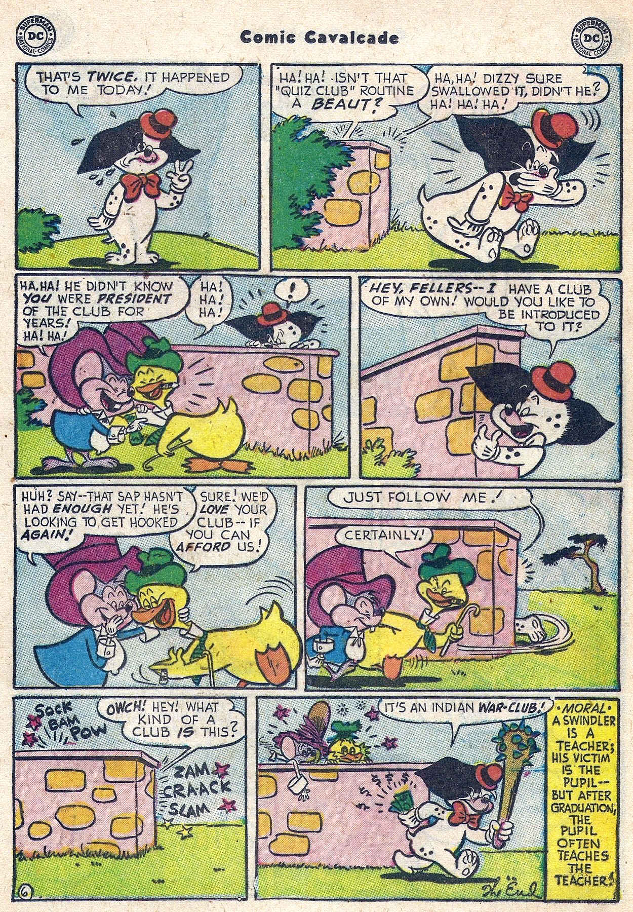 Read online Comic Cavalcade comic -  Issue #56 - 41