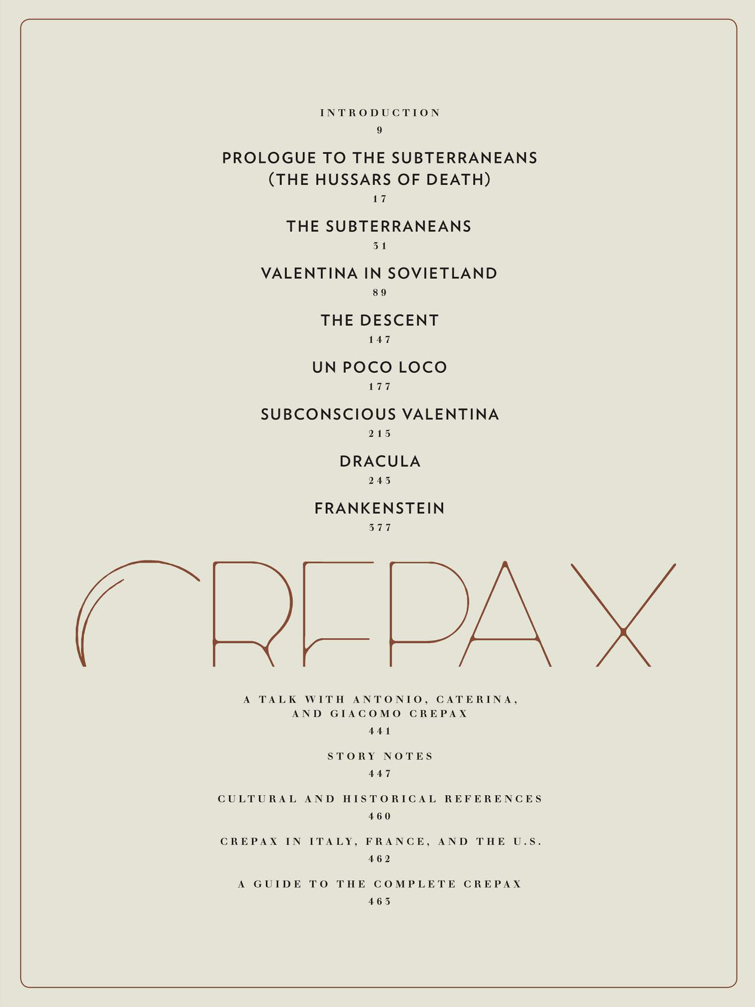 Read online The Complete Crepax comic -  Issue # TPB 1 - 8