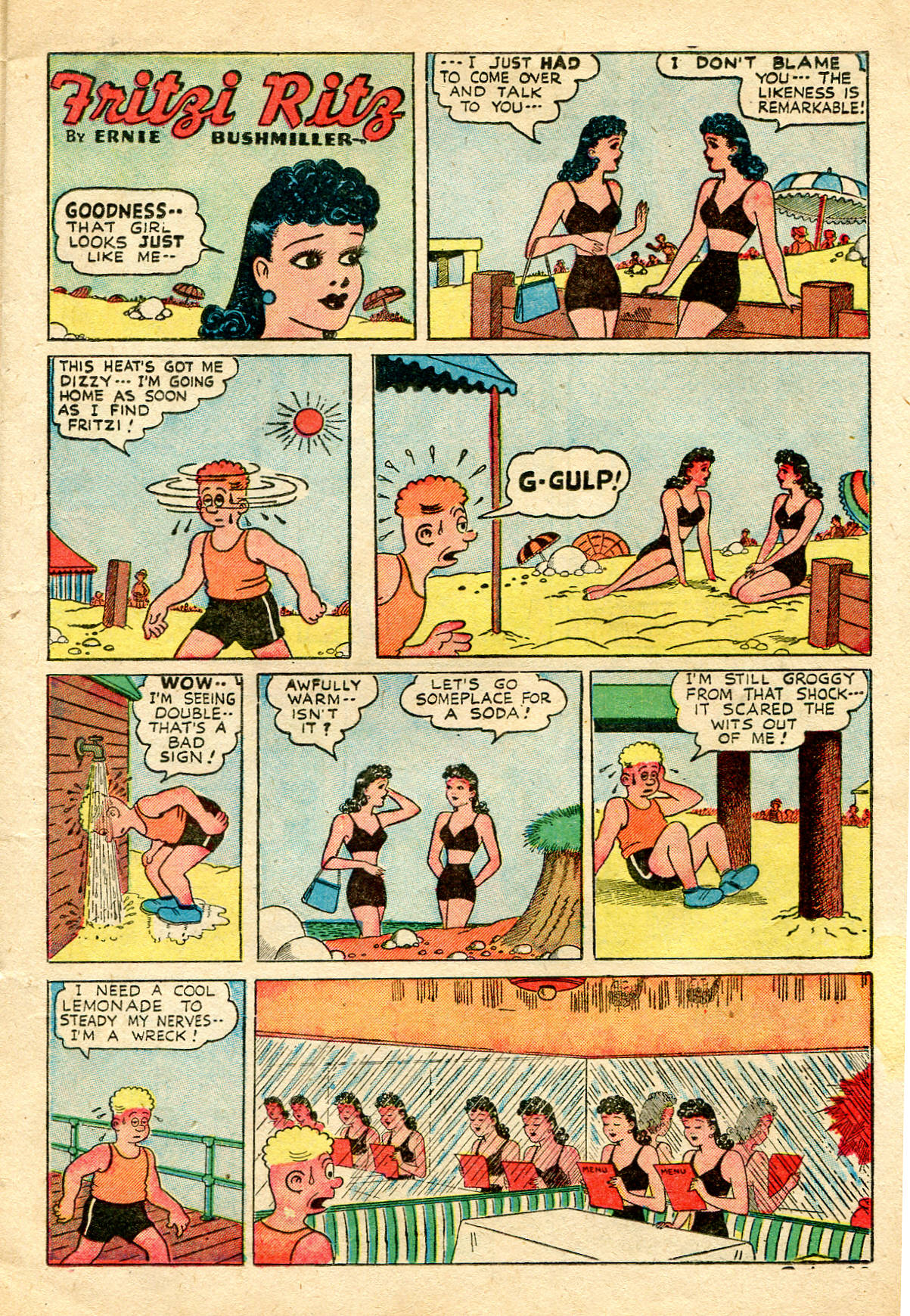 Read online Fritzi Ritz (1948) comic -  Issue #7 - 11