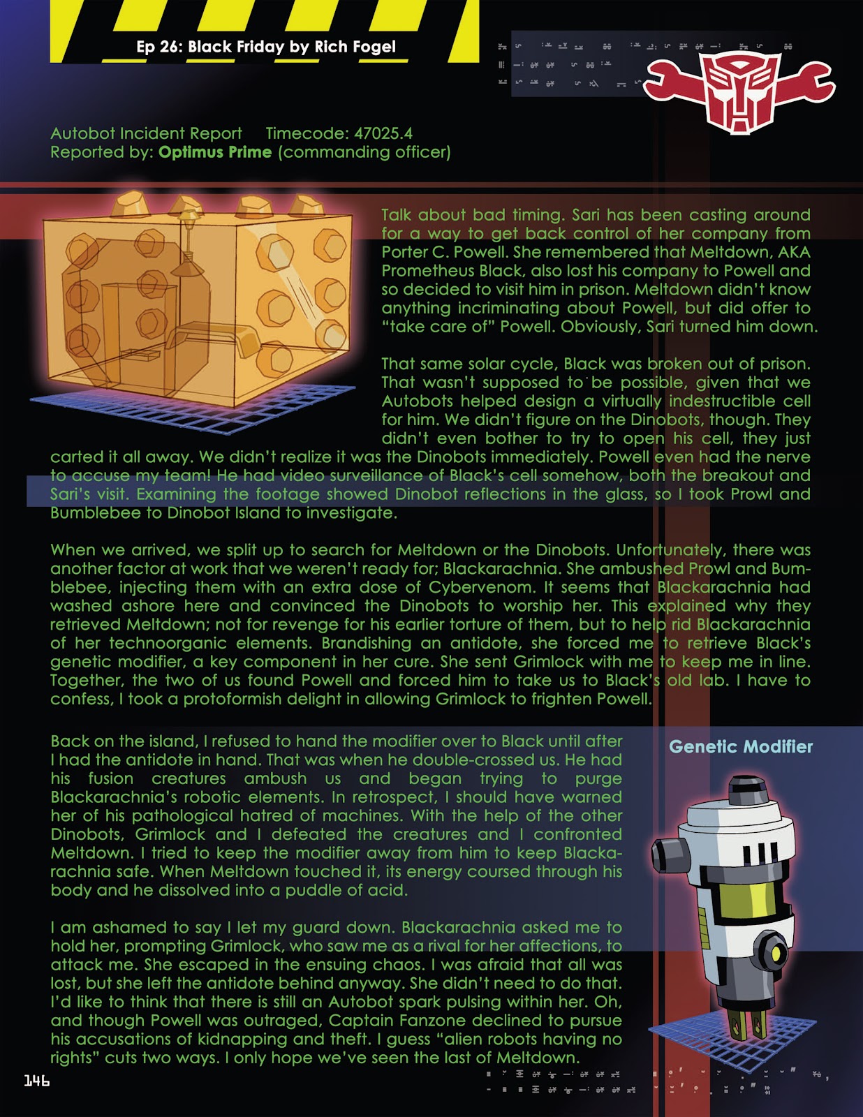 Transformers Animated: The Allspark Almanac issue TPB 1 - Page 147