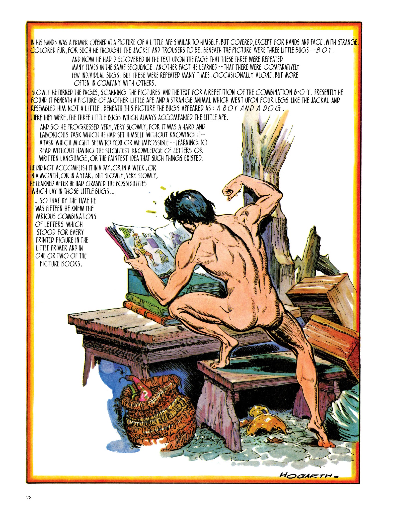 Read online Edgar Rice Burroughs' Tarzan: Burne Hogarth's Lord of the Jungle comic -  Issue # TPB - 78
