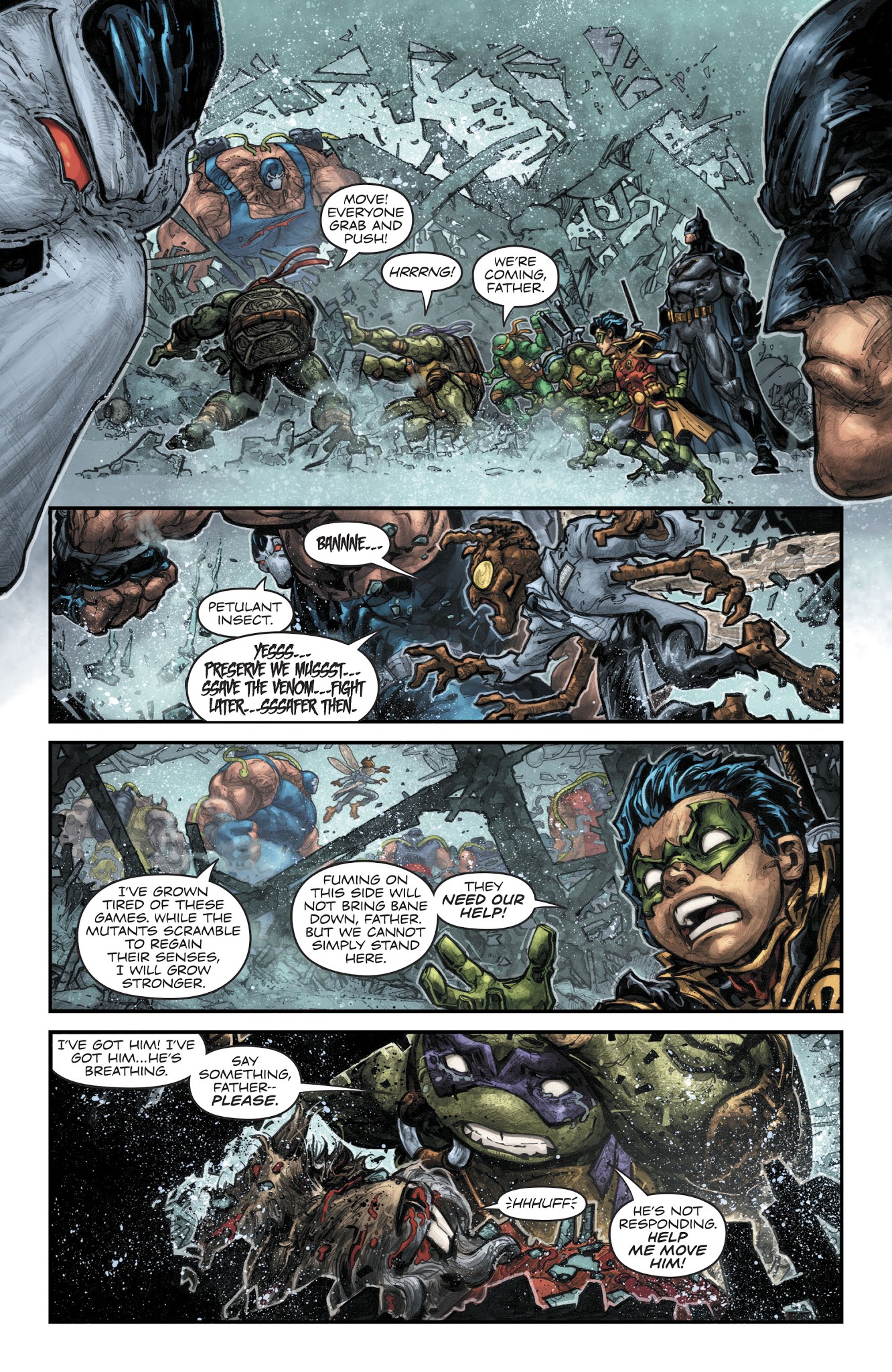 Read online Batman/Teenage Mutant Ninja Turtles II comic -  Issue #4 - 13