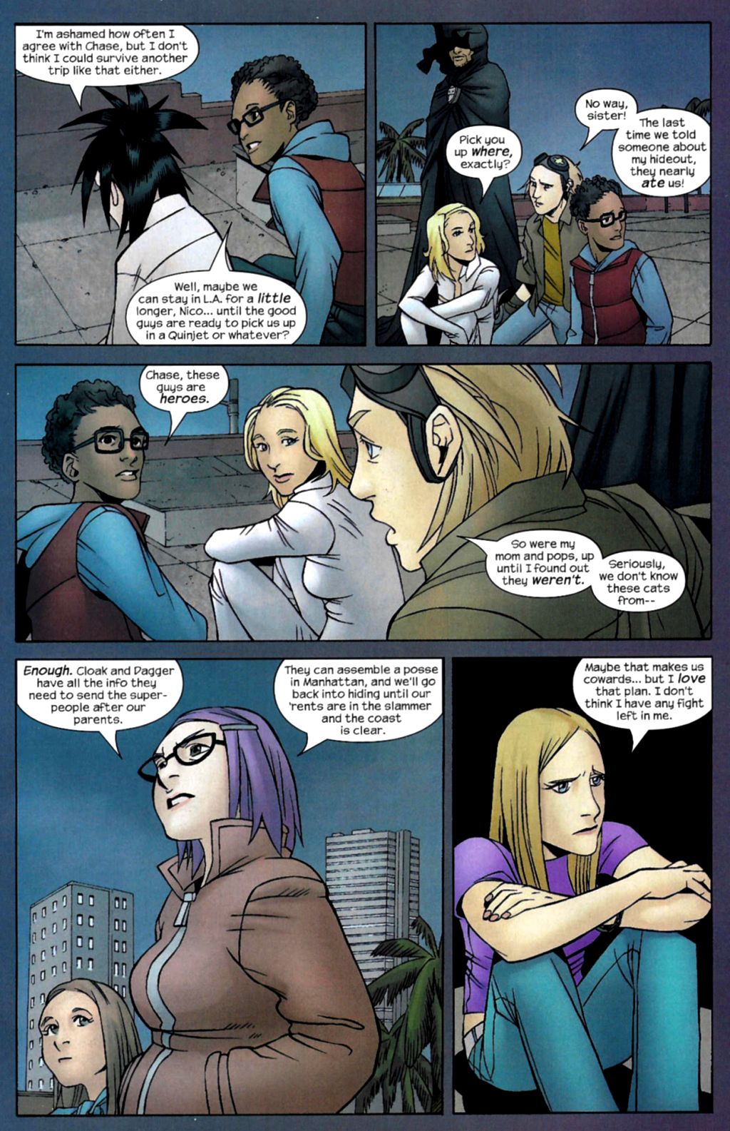 Read online Runaways (2003) comic -  Issue #12 - 17