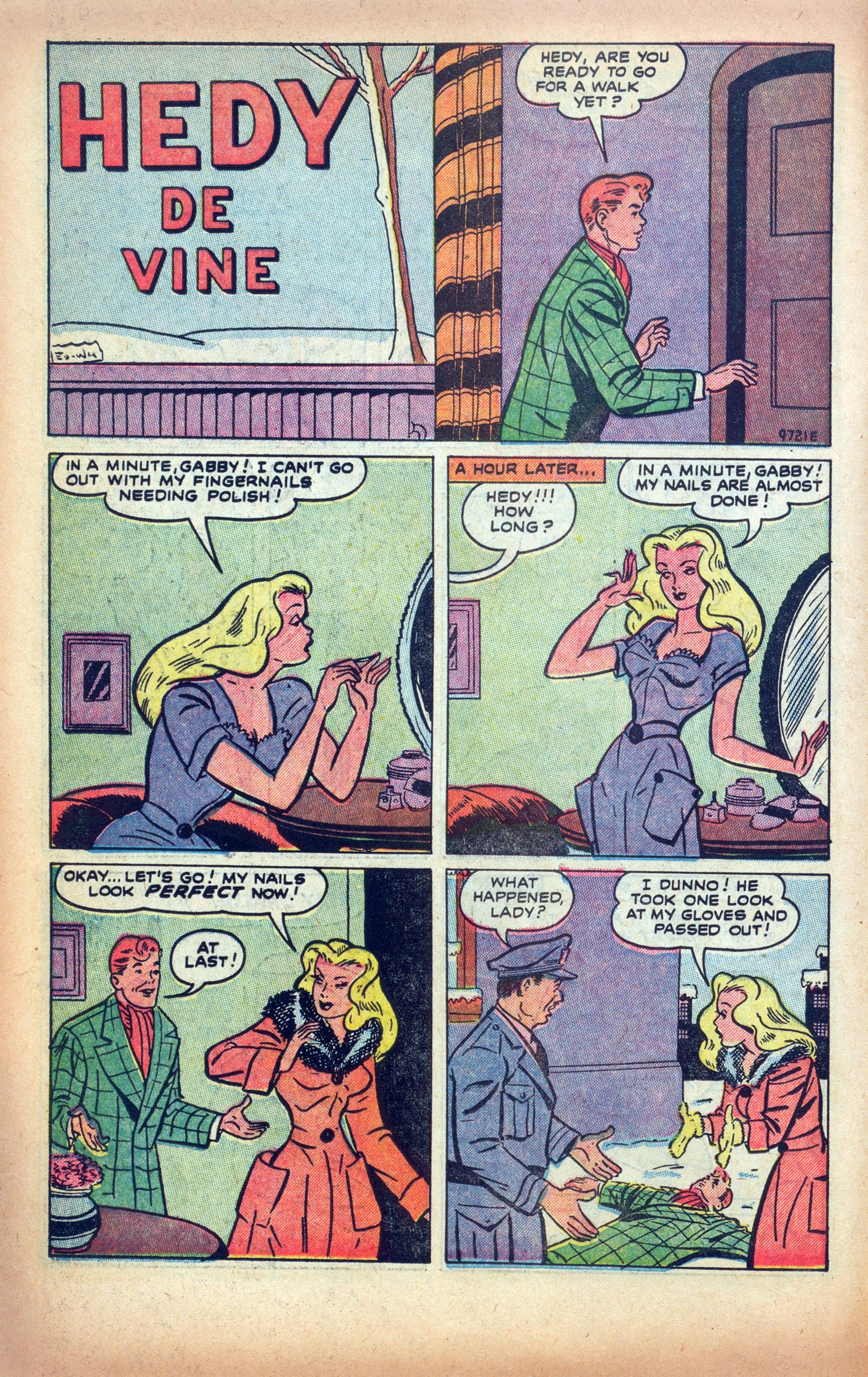 Read online Hedy Of Hollywood Comics comic -  Issue #48 - 14