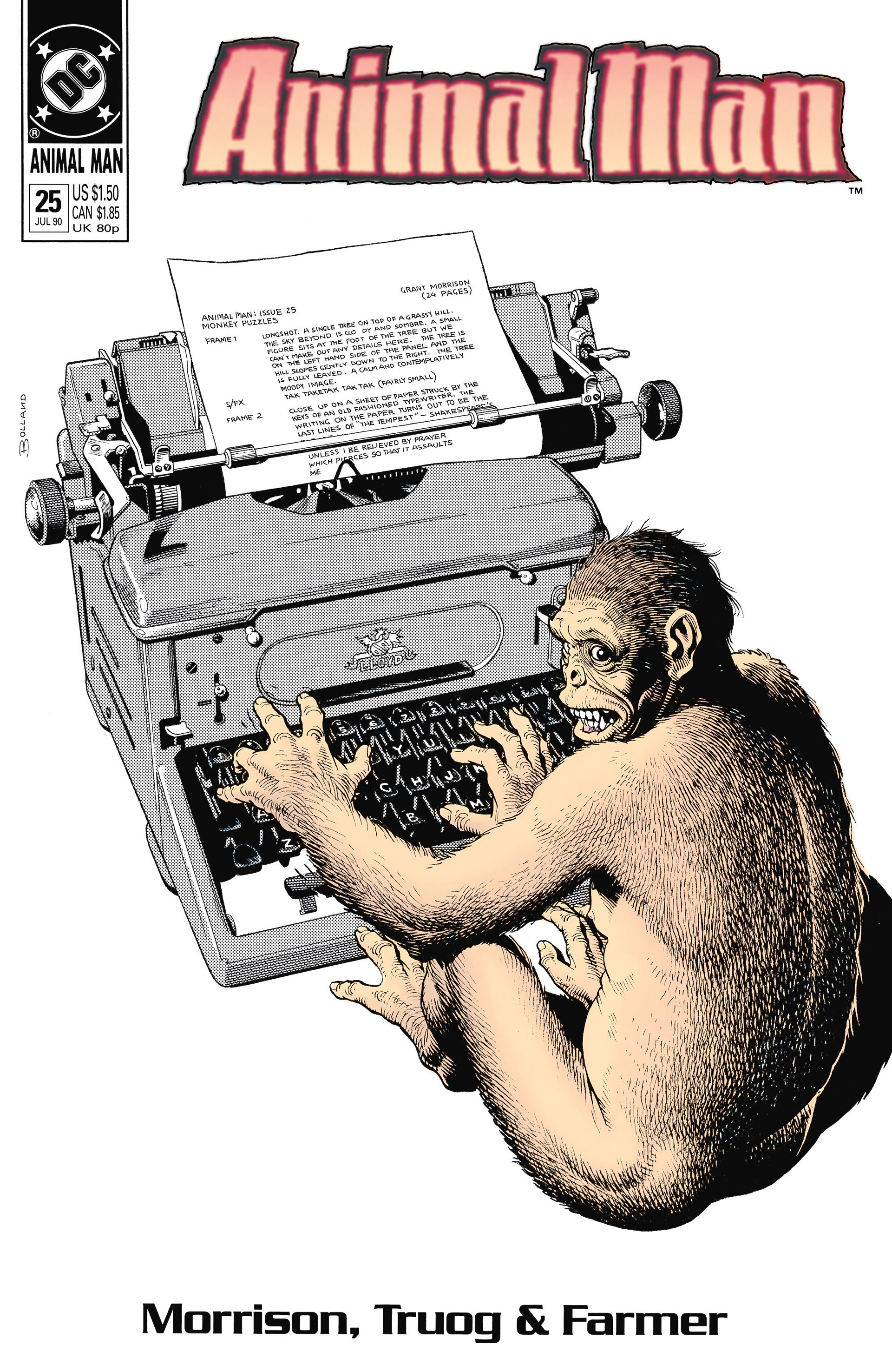 Read online Animal Man (1988) comic -  Issue #25 - 1