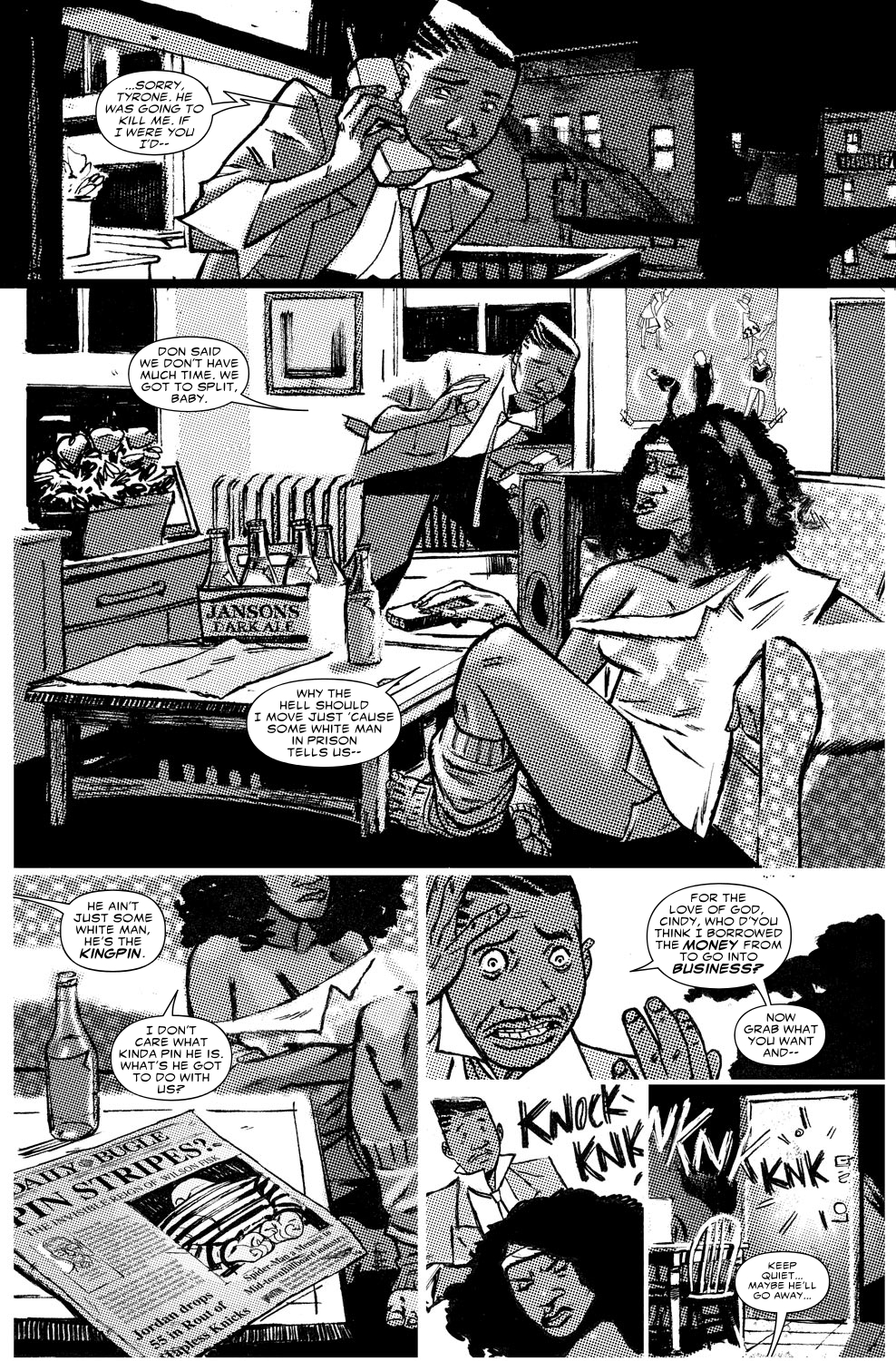 Read online Daredevil Black & White comic -  Issue # Full - 14