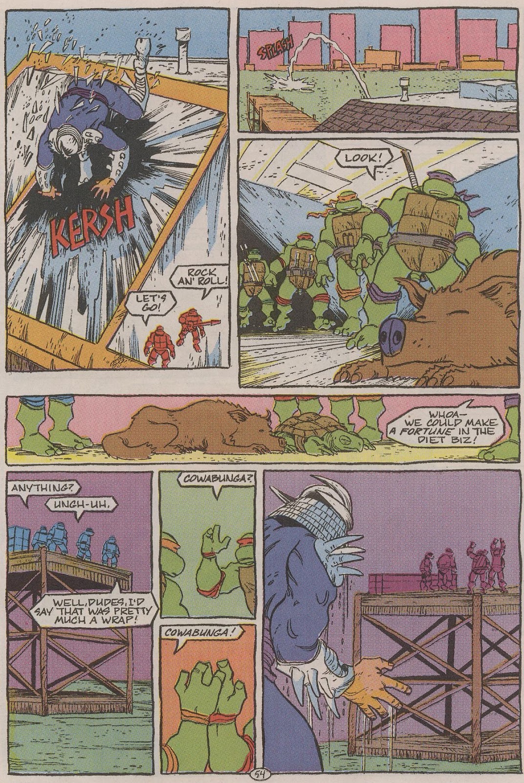 Teenage Mutant Ninja Turtles II: The Secret of the Ooze Official Movie Adaptation issue Full - Page 55