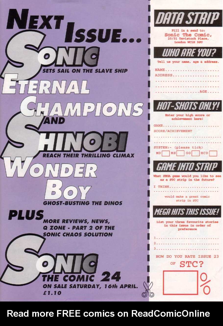 Read online Sonic the Comic comic -  Issue #23 - 32