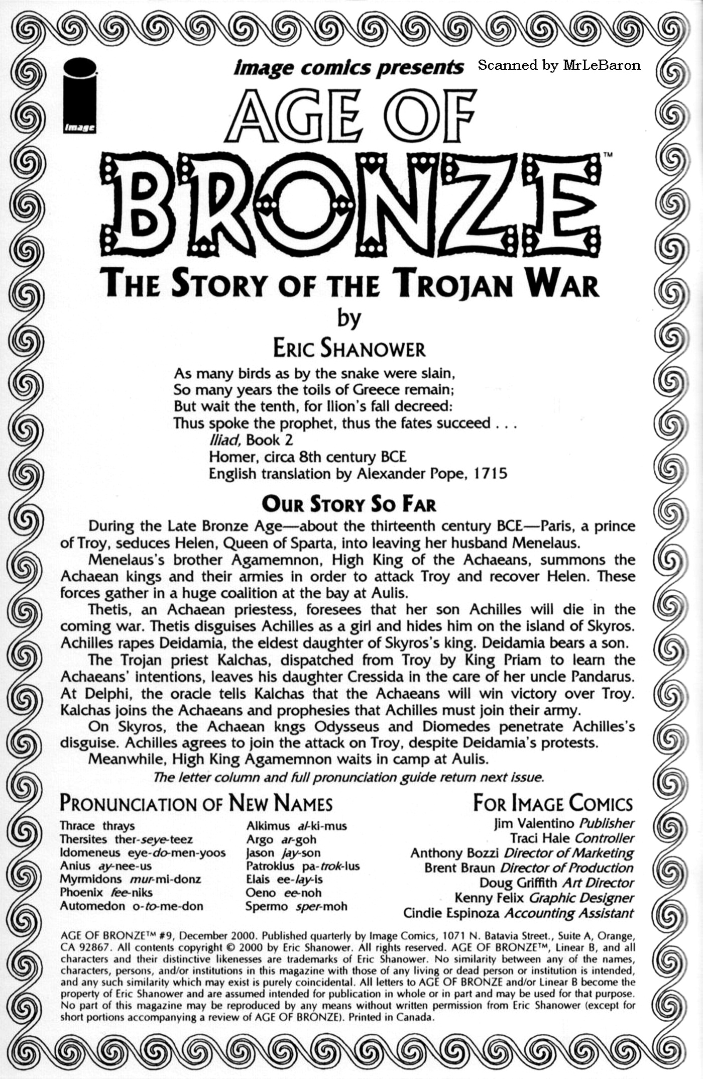 Read online Age of Bronze comic -  Issue #9 - 2