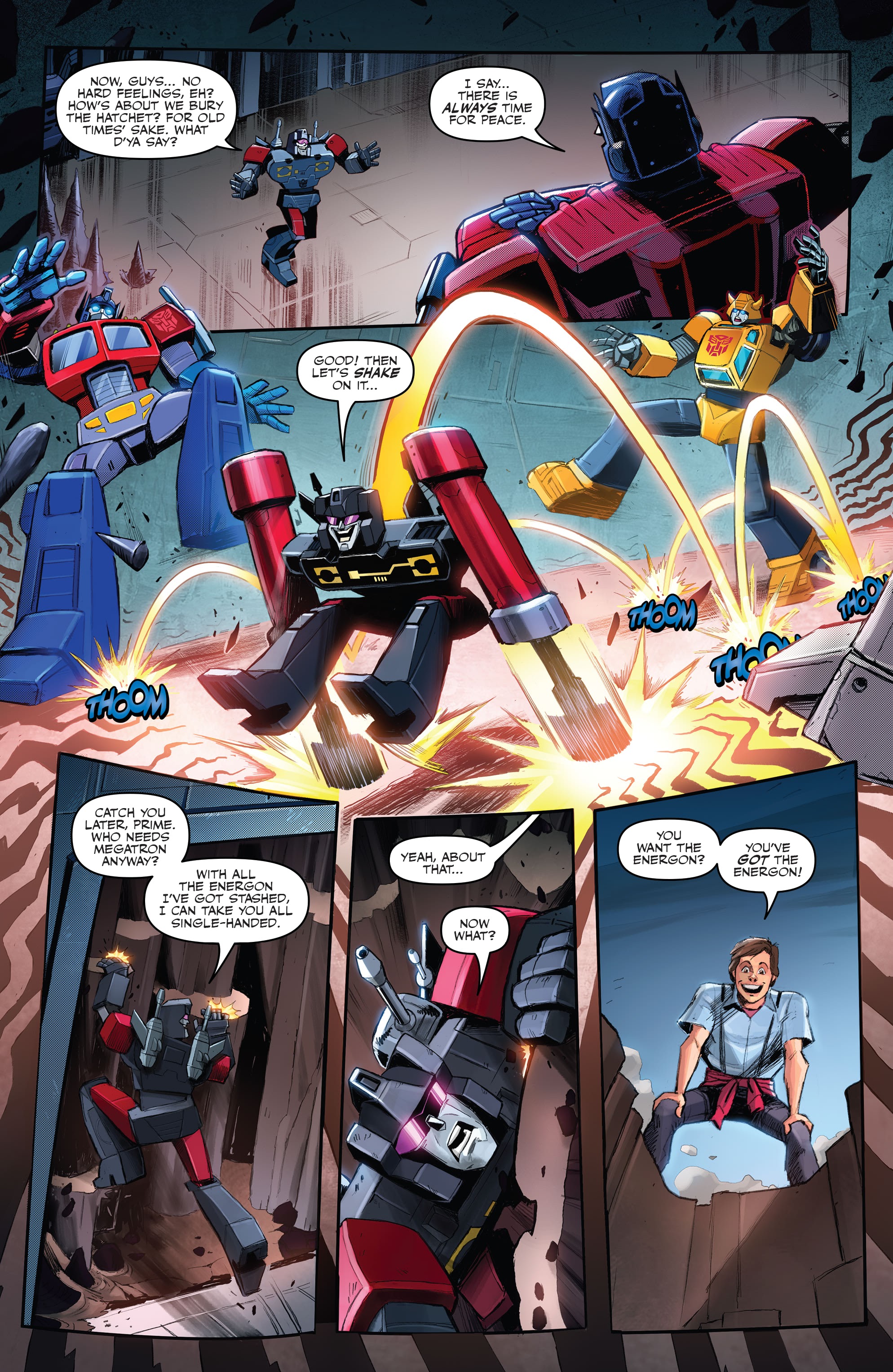 Read online Transformers: Back to the Future comic -  Issue #4 - 17