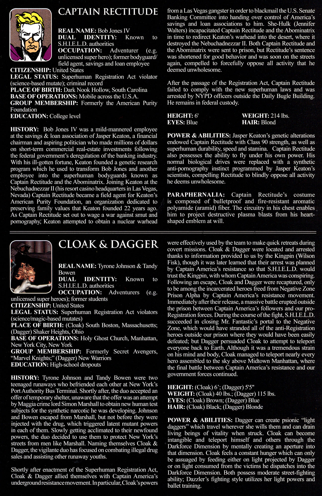 Read online Civil War: Battle Damage Report comic -  Issue # Full - 17