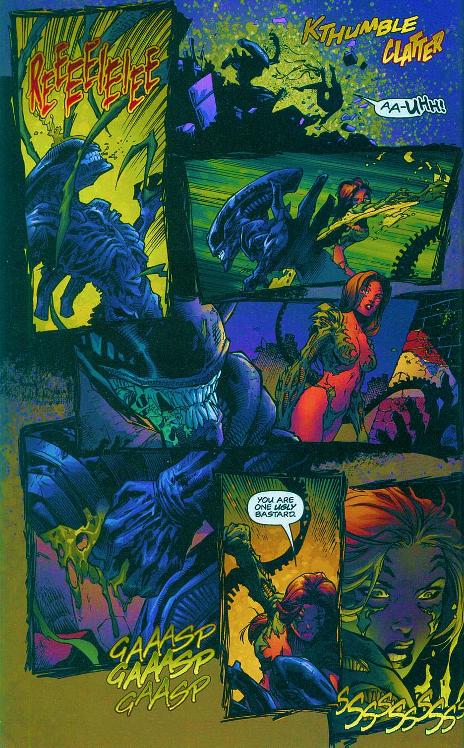 Read online Overkill: Witchblade/Aliens/Darkness/Predator comic -  Issue #2 - 21