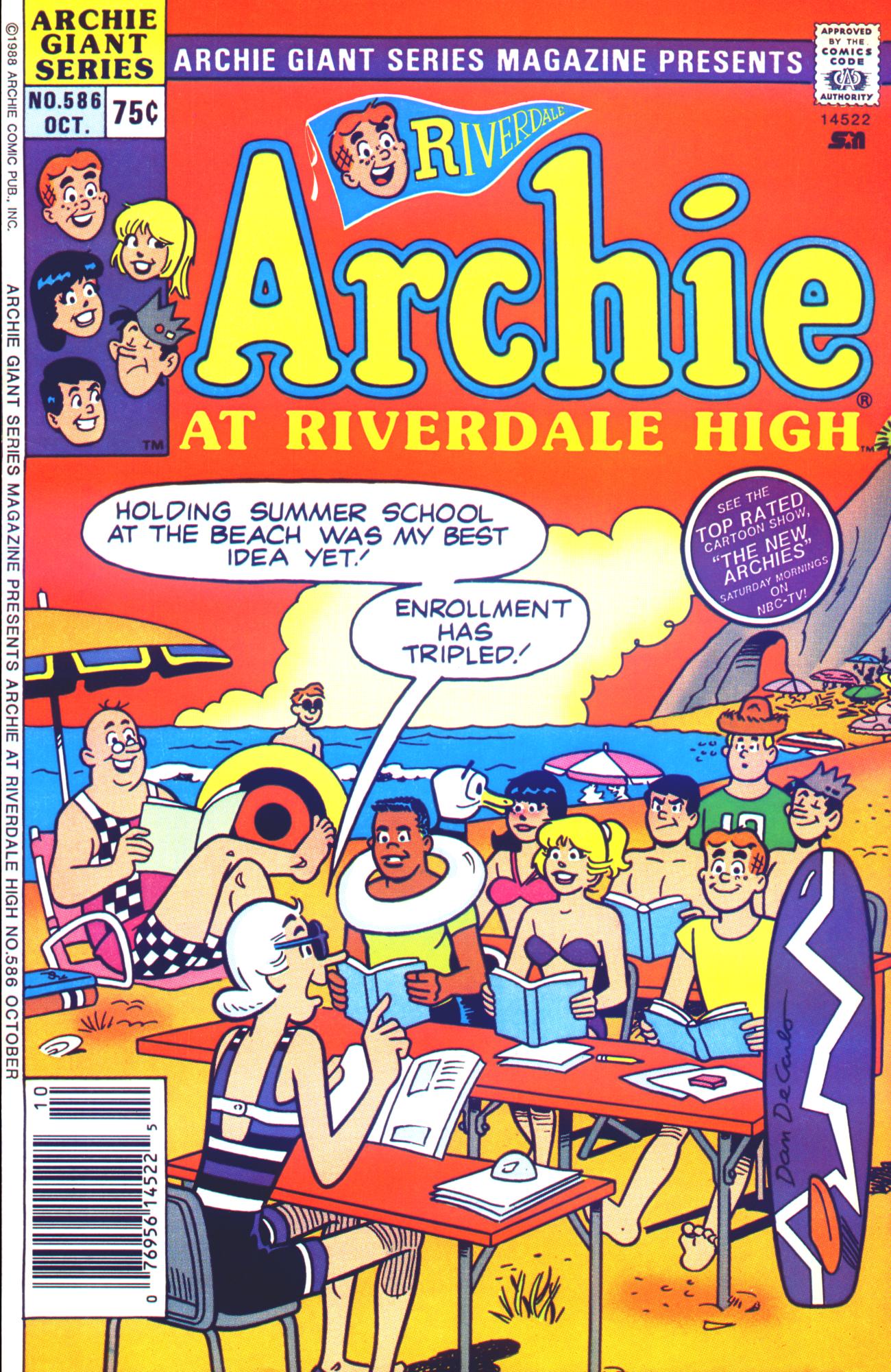 Read online Archie Giant Series Magazine comic -  Issue #586 - 1
