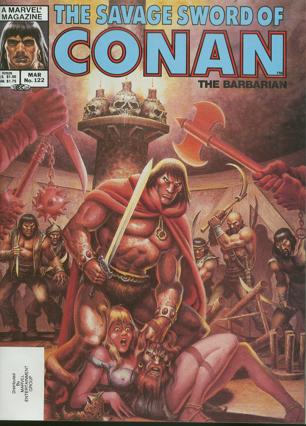 Read online The Savage Sword Of Conan comic -  Issue #122 - 1