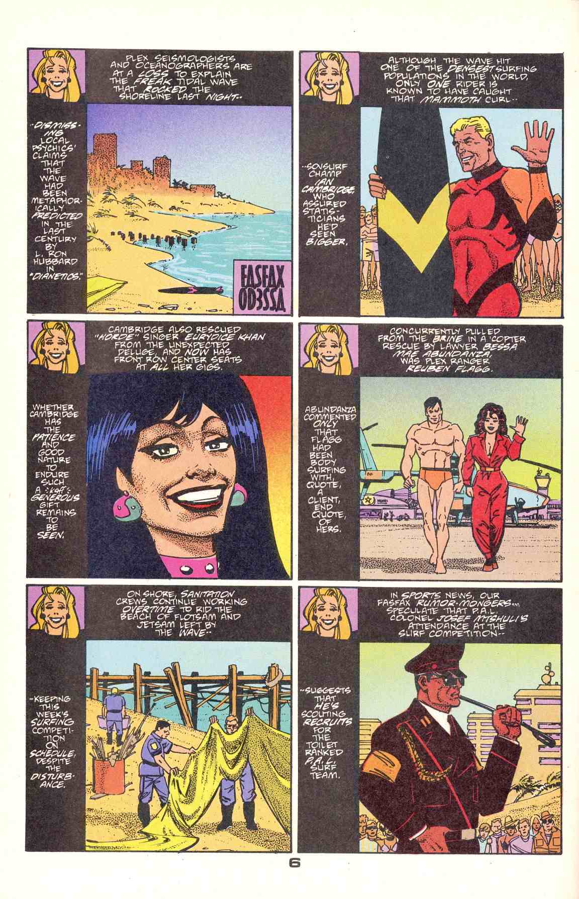 Read online Howard Chaykin's American Flagg comic -  Issue #8 - 8
