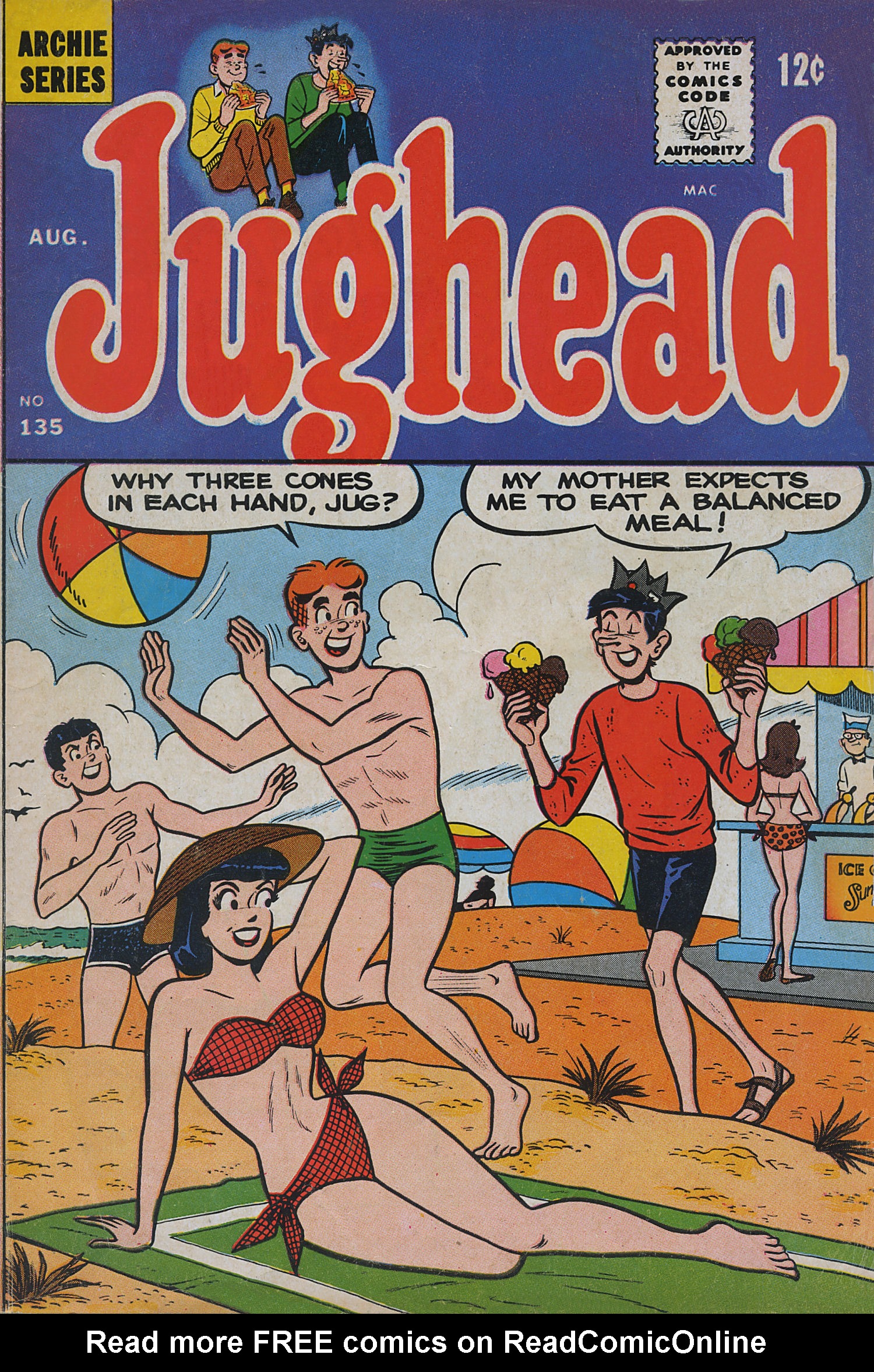 Read online Jughead (1965) comic -  Issue #135 - 1