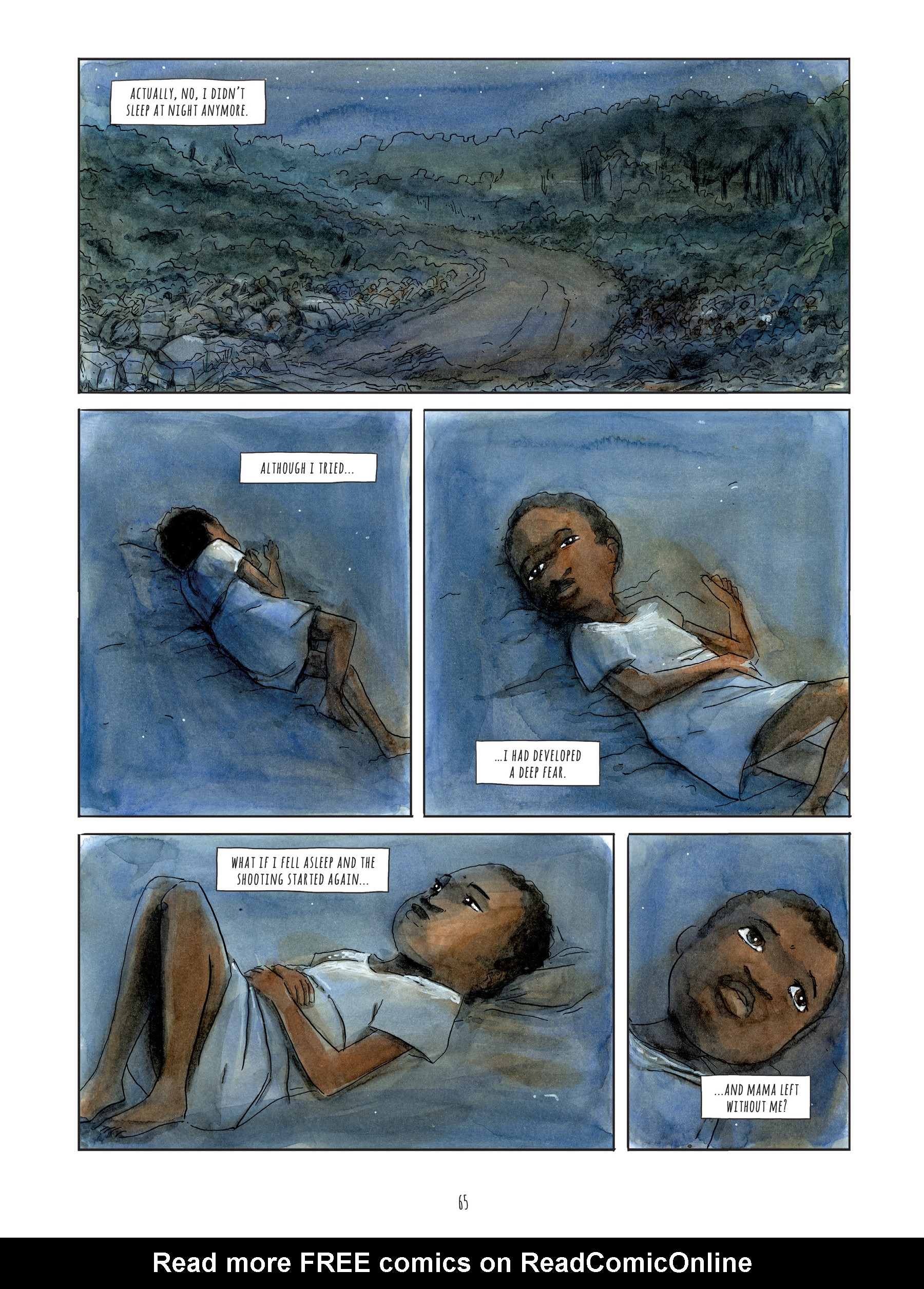 Read online Alice on the Run: One Child's Journey Through the Rwandan Civil War comic -  Issue # TPB - 64