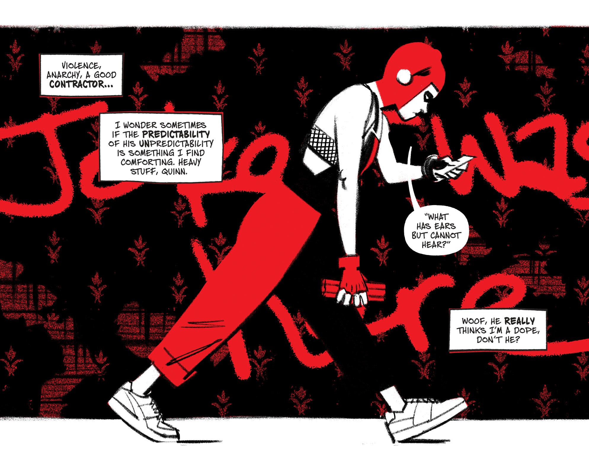 Read online Harley Quinn Black   White   Red comic -  Issue #14 - 11