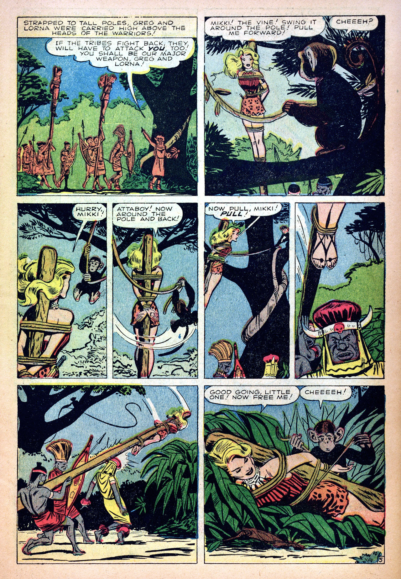 Read online Lorna, The Jungle Girl comic -  Issue #14 - 7