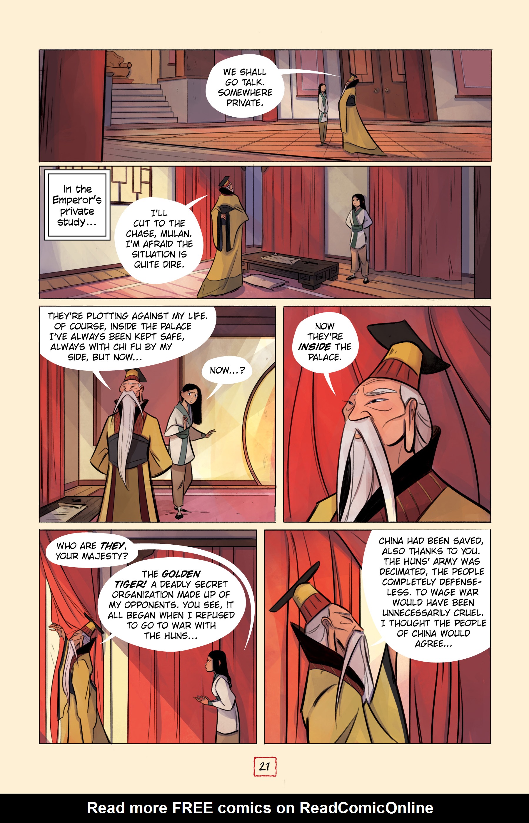 Read online Disney Mulan's Adventure Journal: The Palace of Secrets comic -  Issue # TPB - 23