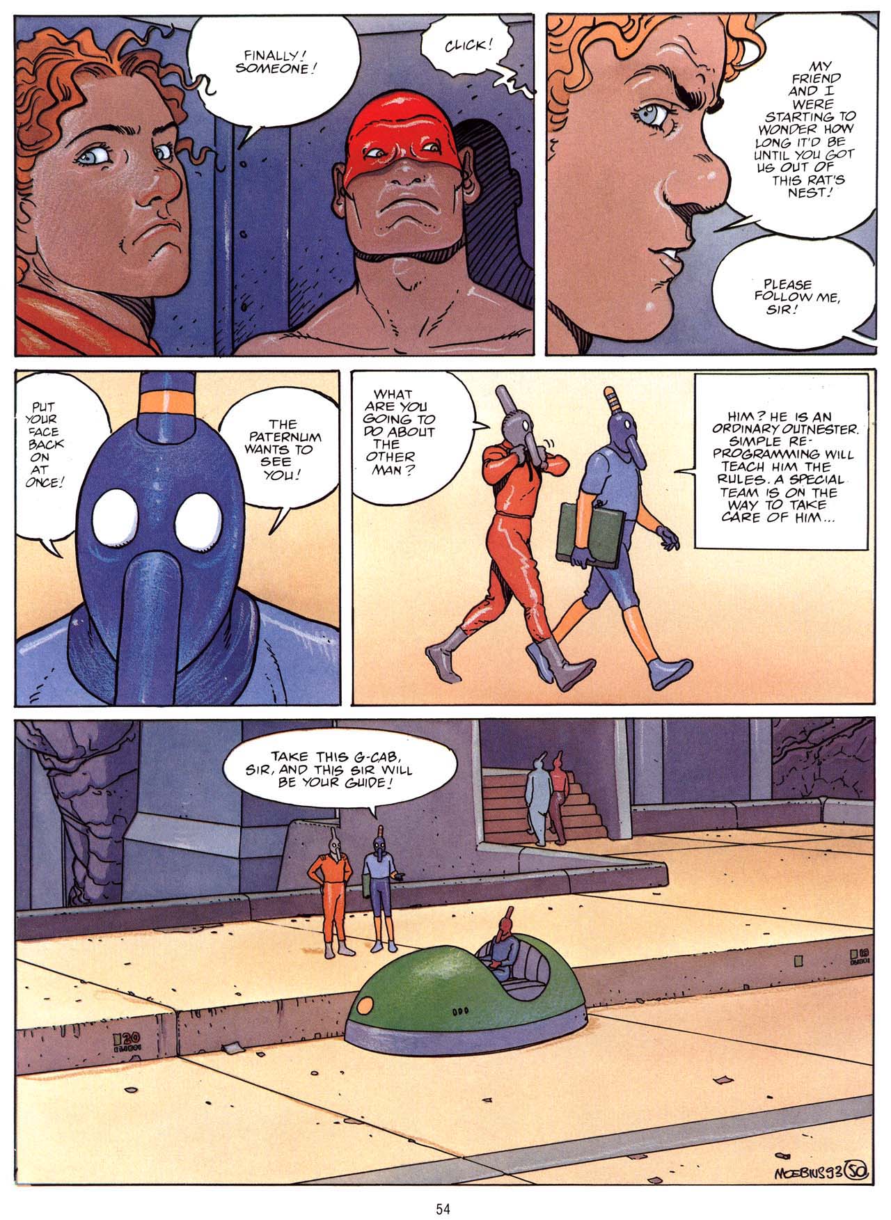 Read online Epic Graphic Novel: Moebius comic -  Issue # TPB 9 - 56