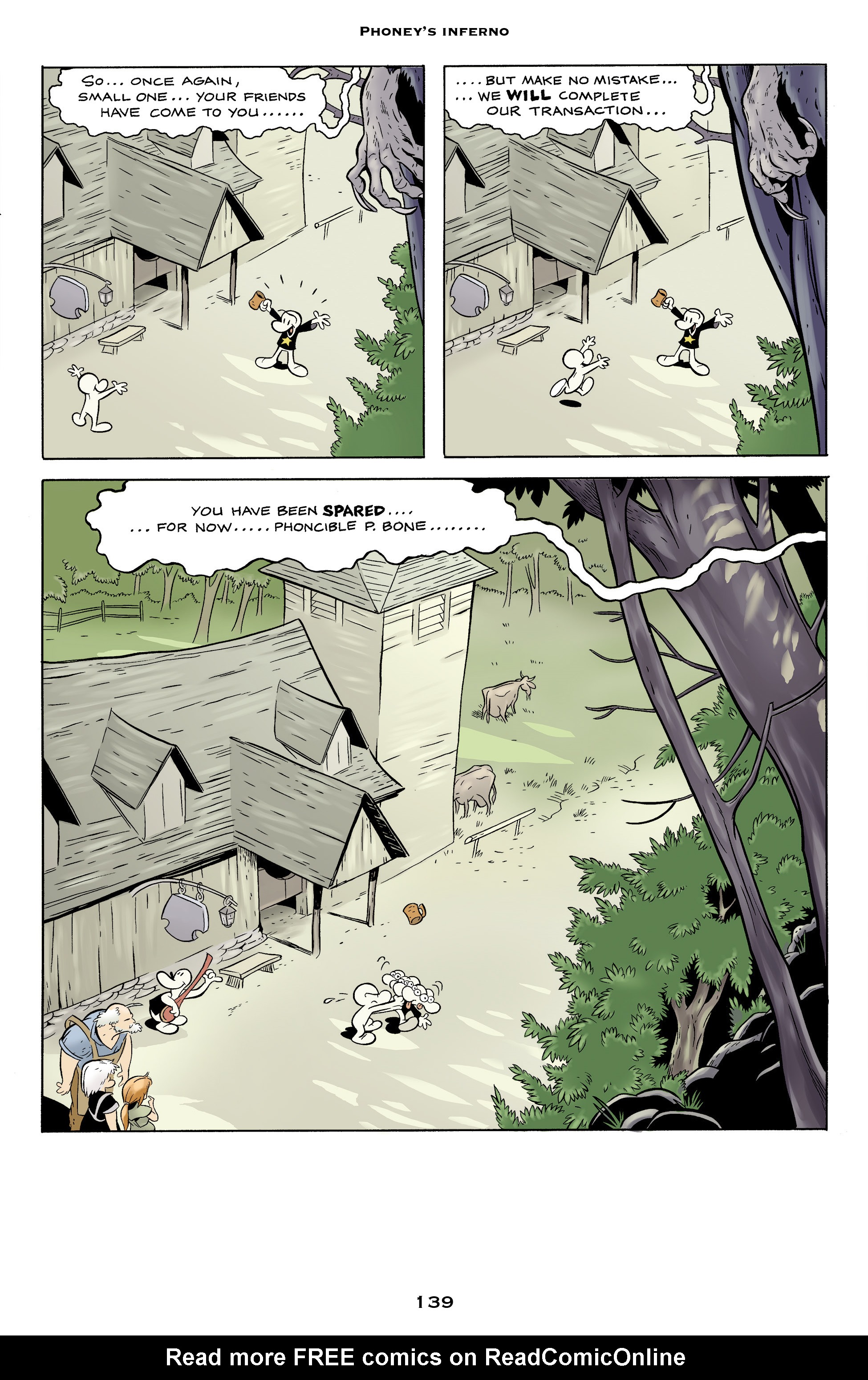 Read online Bone: Out From Boneville comic -  Issue # TPB - 139