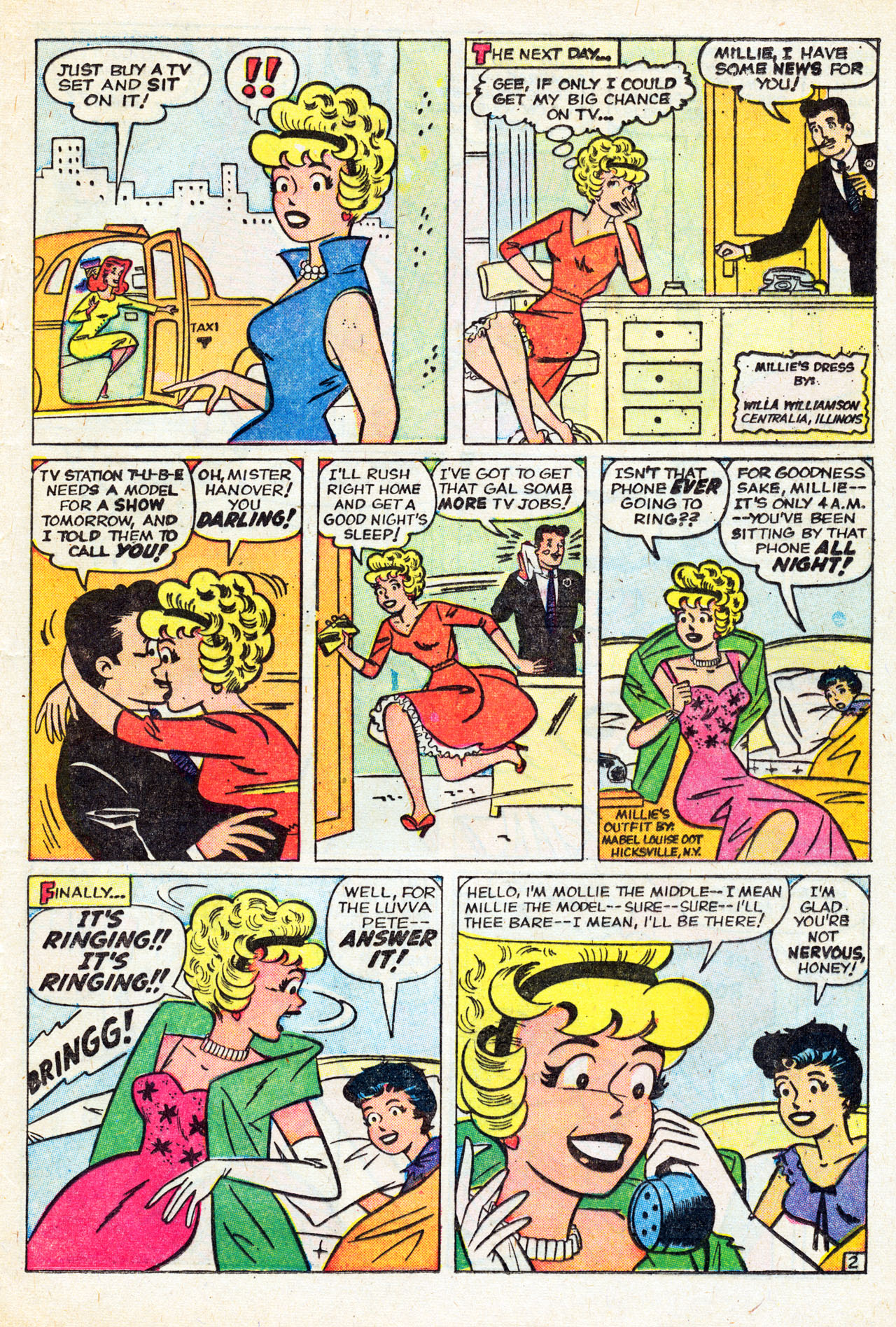 Read online A Date with Millie (1959) comic -  Issue #7 - 21