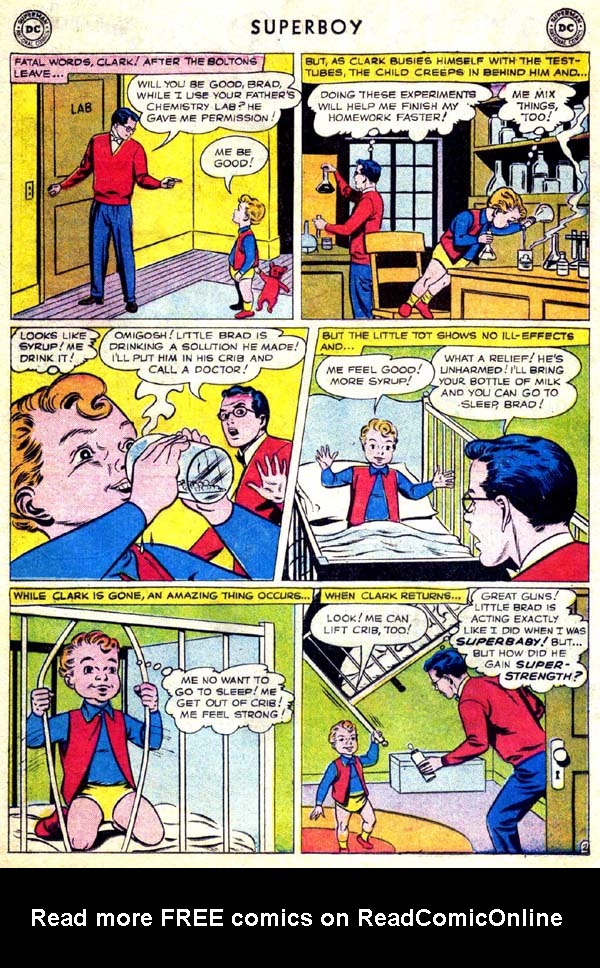 Read online Superboy (1949) comic -  Issue #70 - 3