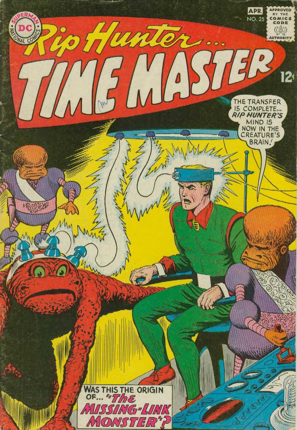 Read online Rip Hunter...Time Master comic -  Issue #25 - 1