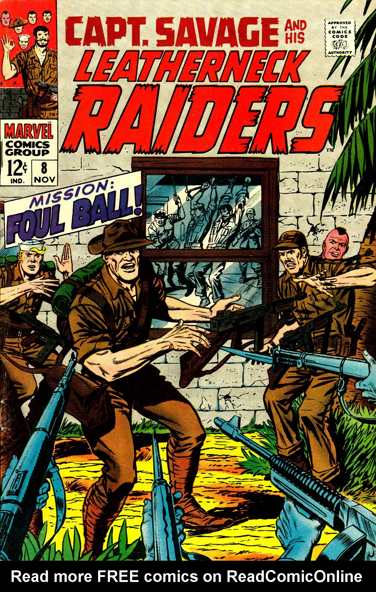 Read online Captain Savage and his Leatherneck Raiders comic -  Issue #8 - 1