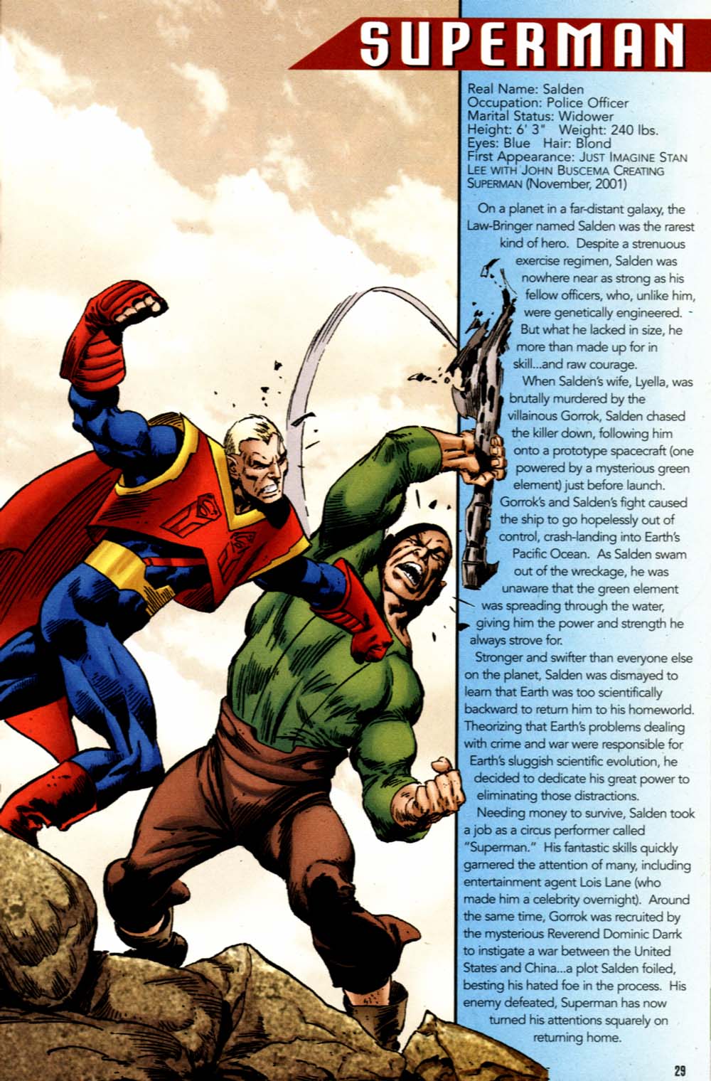 Read online Just Imagine Stan Lee... Secret Files and Origins comic -  Issue # Full - 29