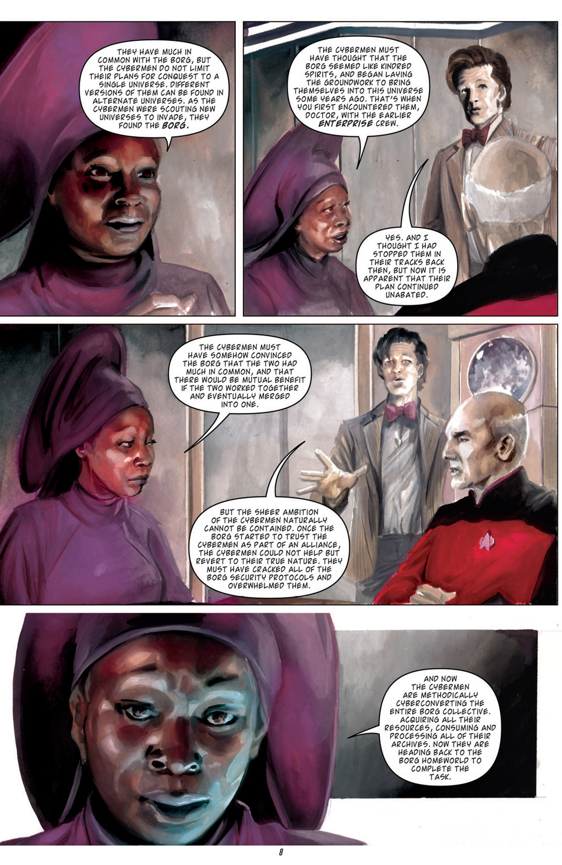 Read online Star Trek: The Next Generation/Doctor Who: Assimilation² comic -  Issue #5 - 11