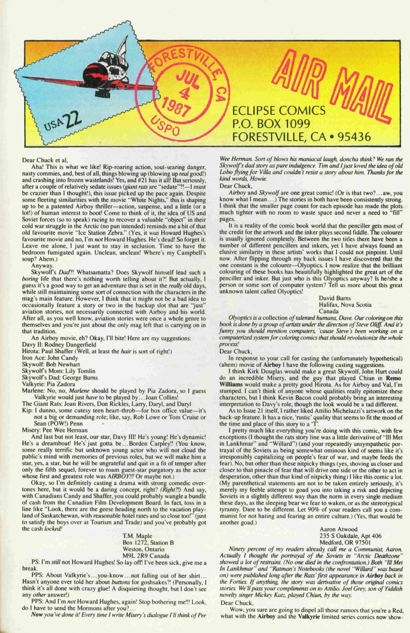 Read online Airboy (1986) comic -  Issue #28 - 29