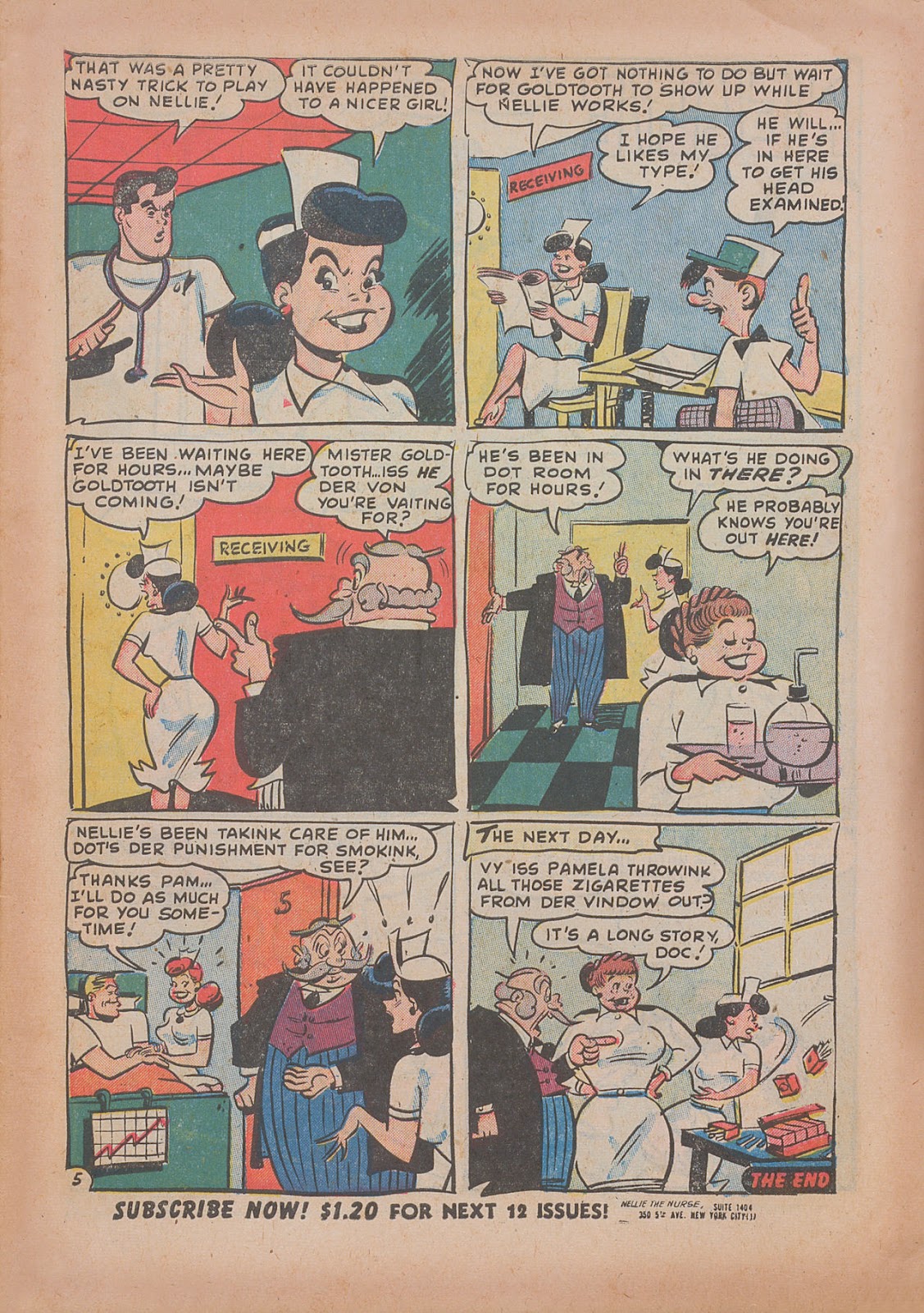 Read online Nellie The Nurse (1945) comic -  Issue #31 - 7