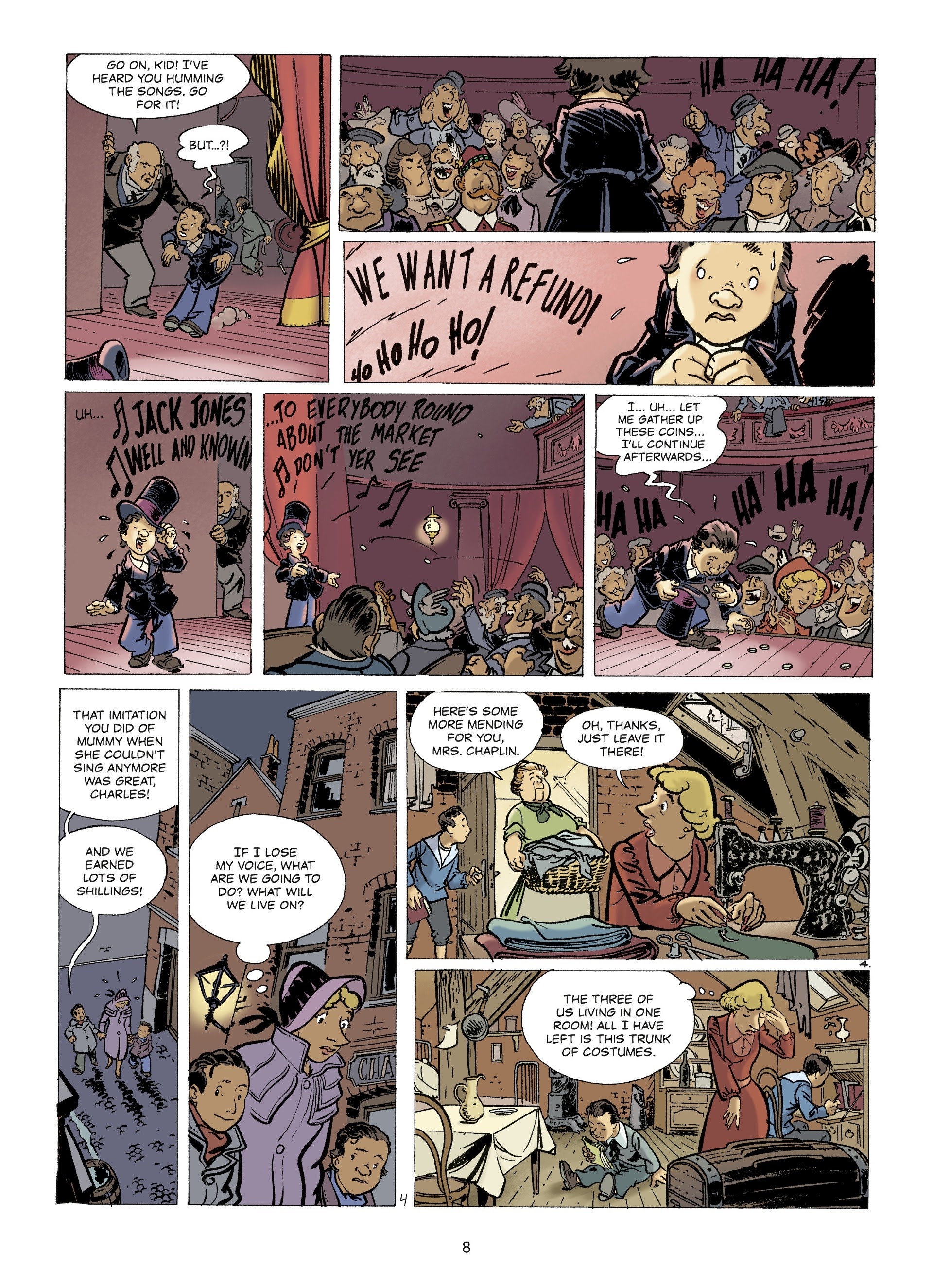 Read online The Stars of History: Charlie Chaplin comic -  Issue # TPB - 6
