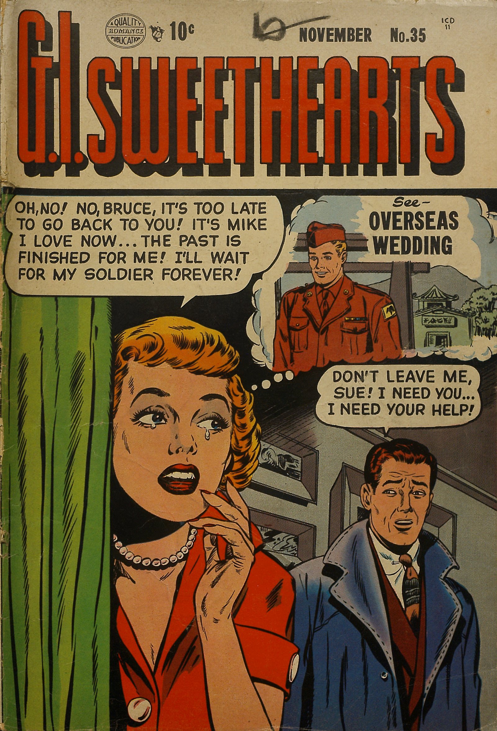 Read online G.I. Sweethearts comic -  Issue #35 - 1