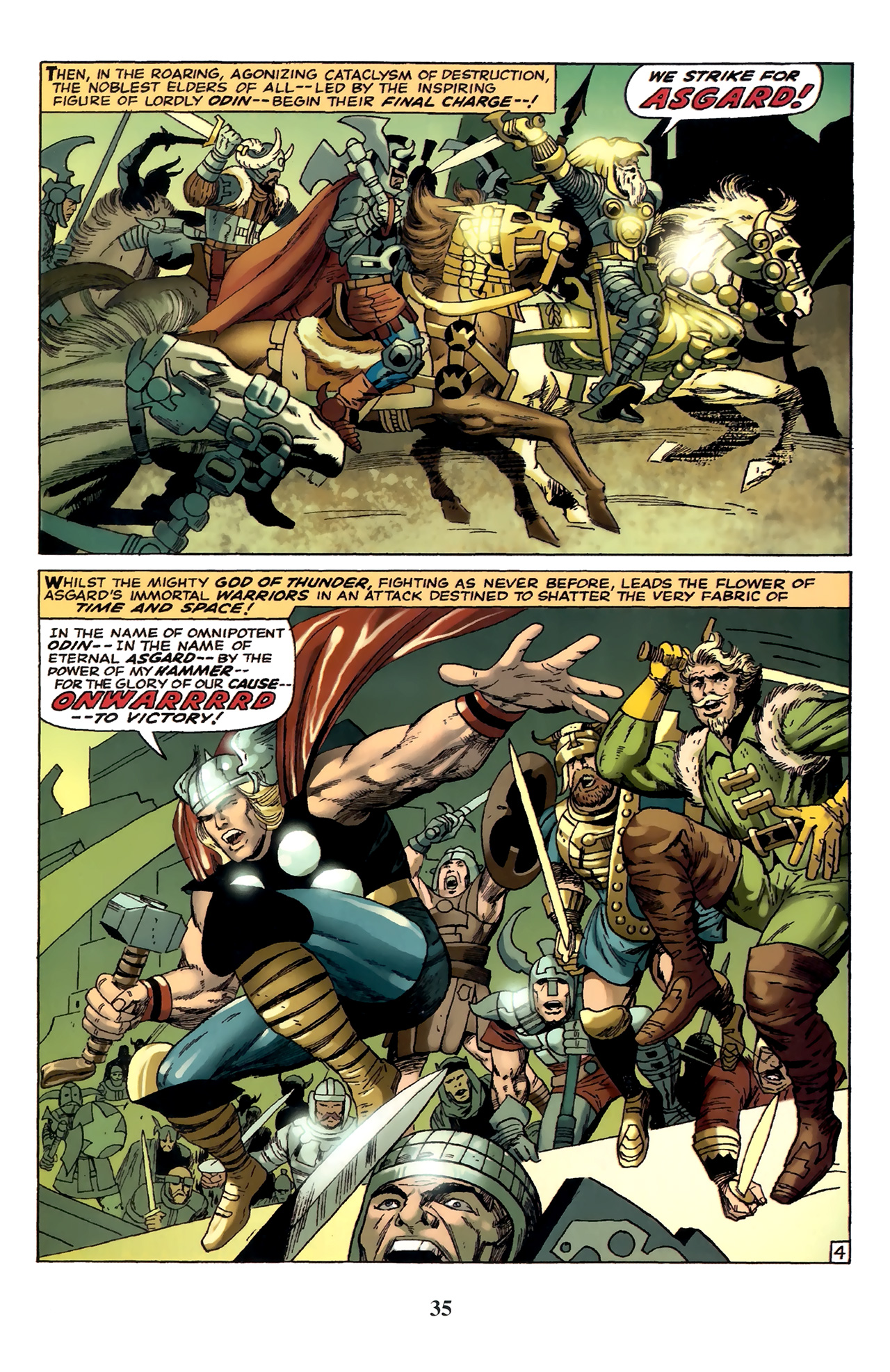 Read online Thor: Tales of Asgard by Stan Lee & Jack Kirby comic -  Issue #4 - 37