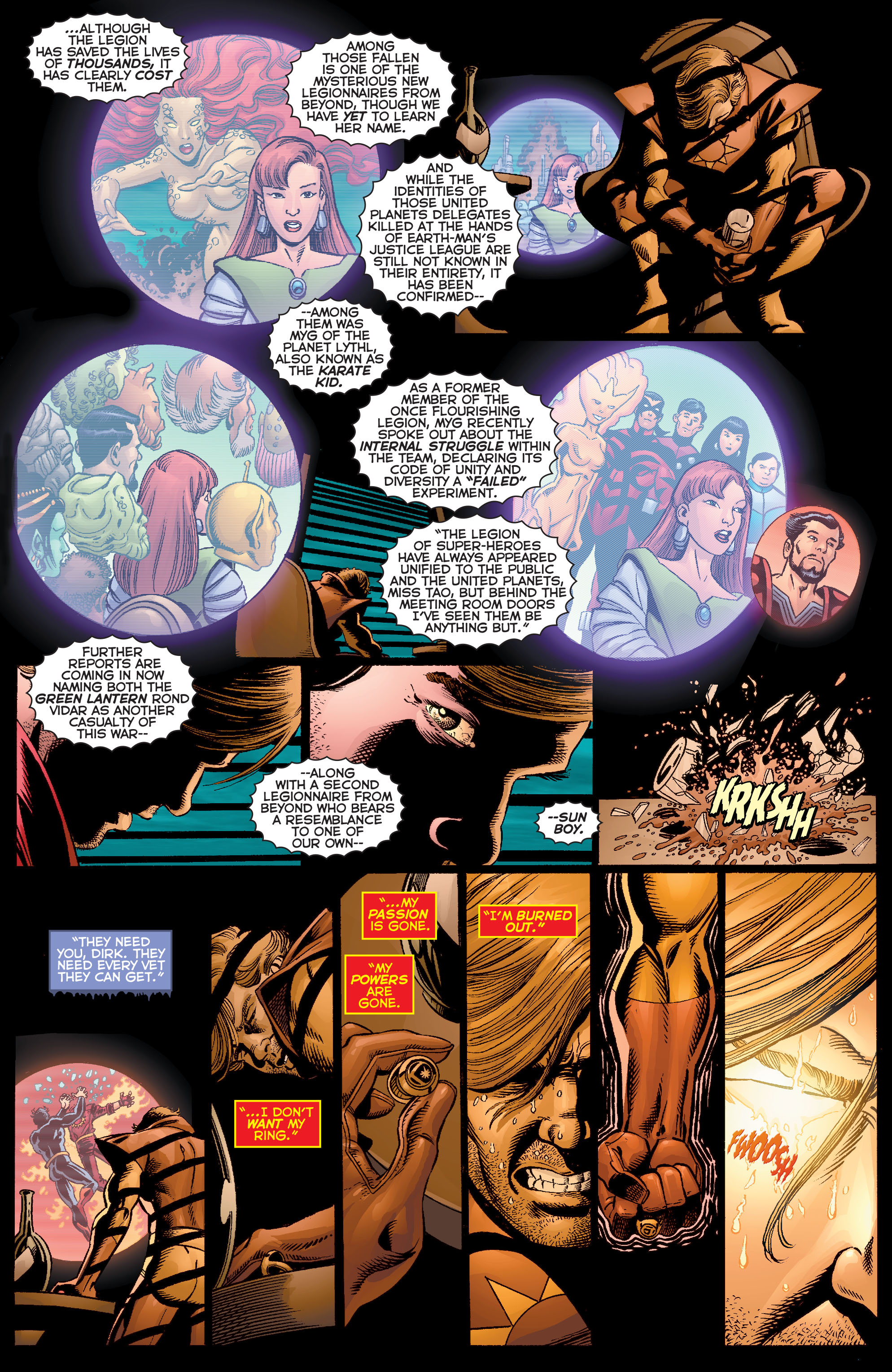 Read online Final Crisis: Legion of Three Worlds comic -  Issue #4 - 15