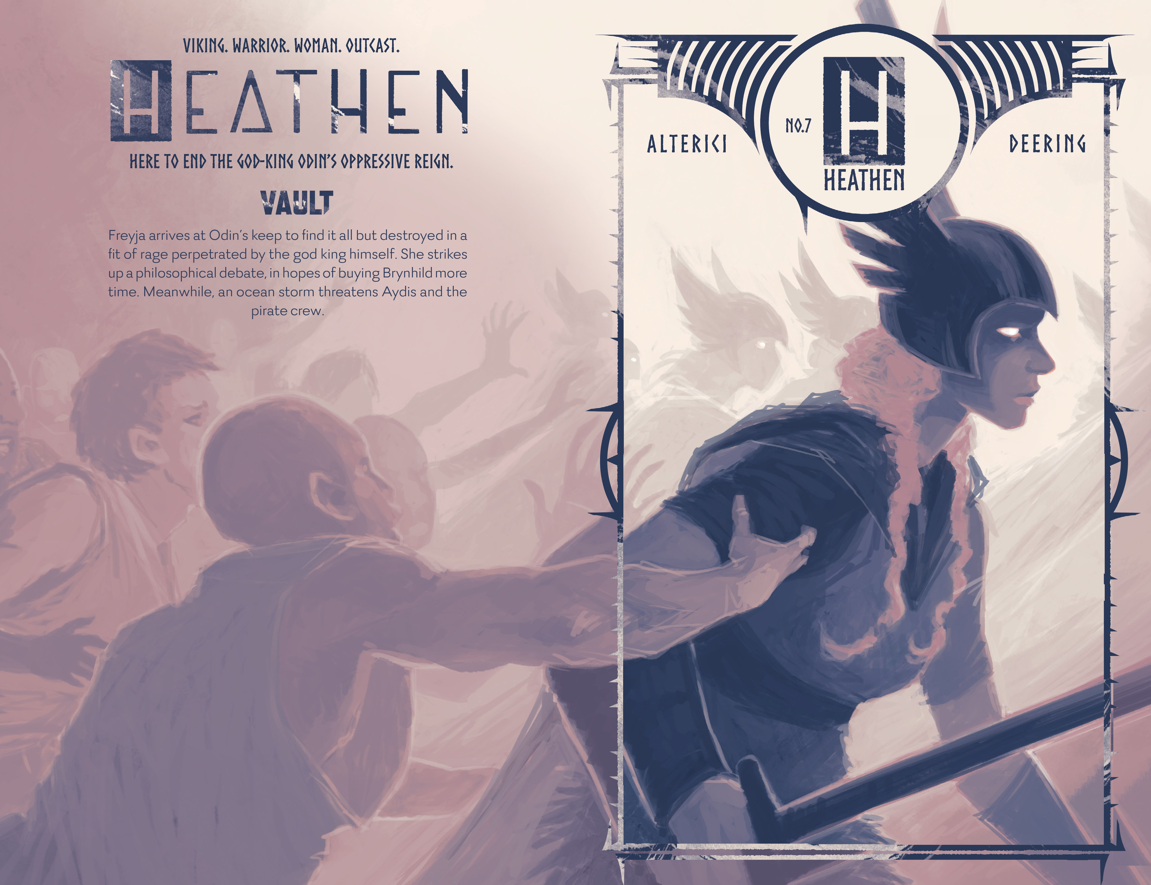 Read online Heathen (2017) comic -  Issue #7 - 1