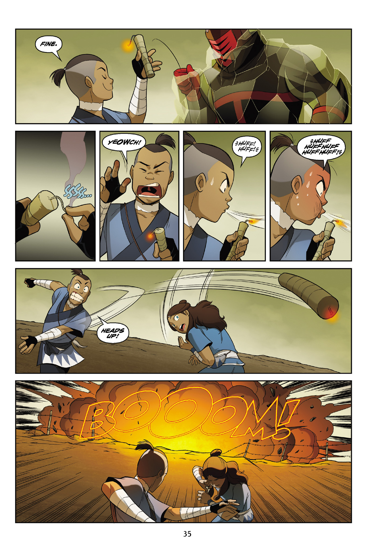 Read online Nickelodeon Avatar: The Last Airbender - The Rift comic -  Issue # Part 2 - 36